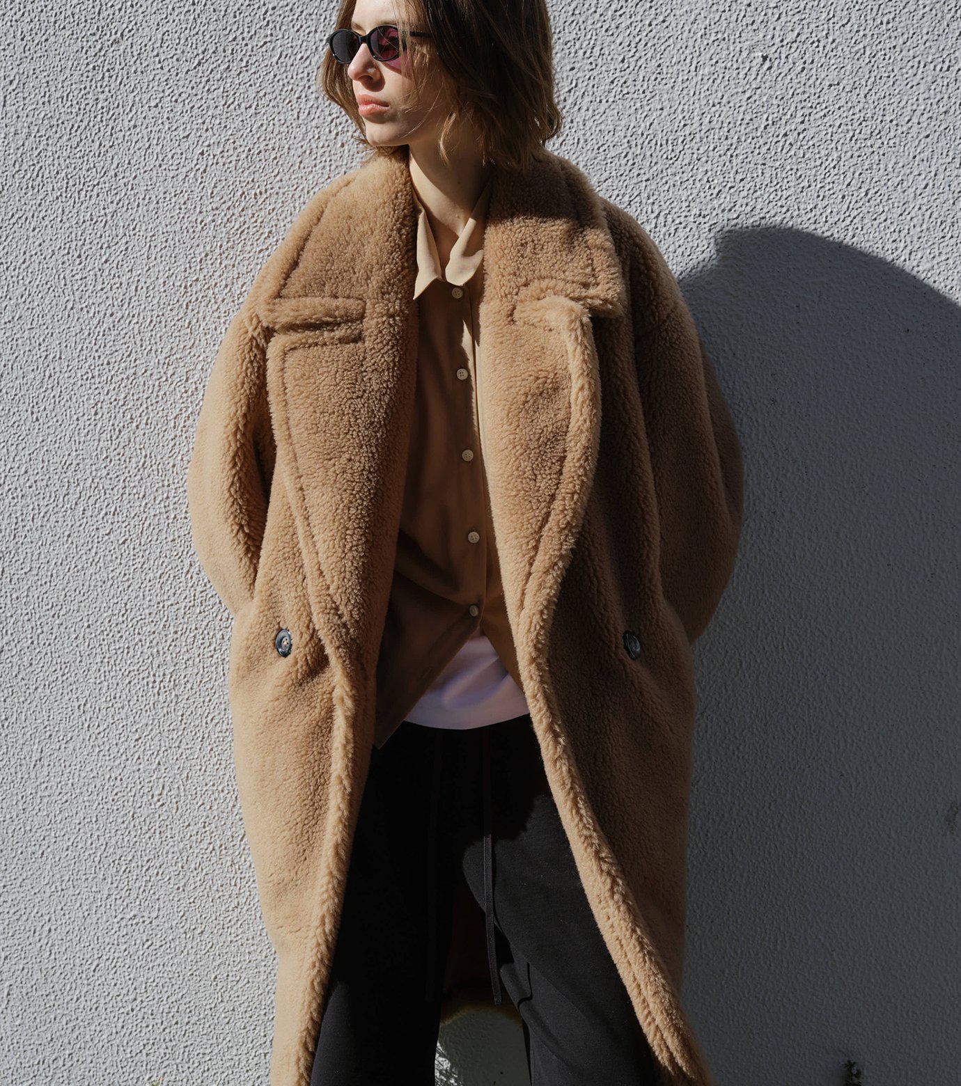ル シェル ブルー - LE CIEL BLEU | Faux Shearling Cocoon | RESTIR