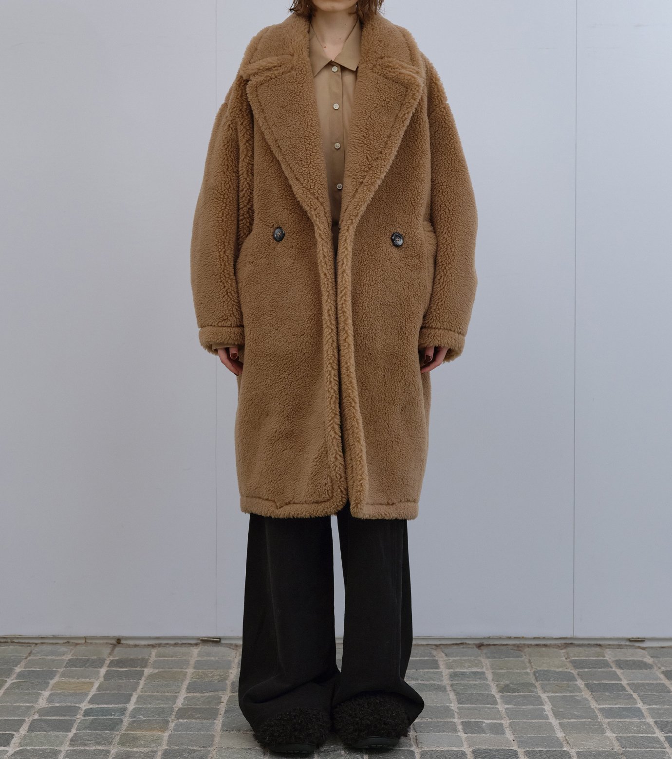 ル シェル ブルー - LE CIEL BLEU | Faux Shearling Cocoon | RESTIR