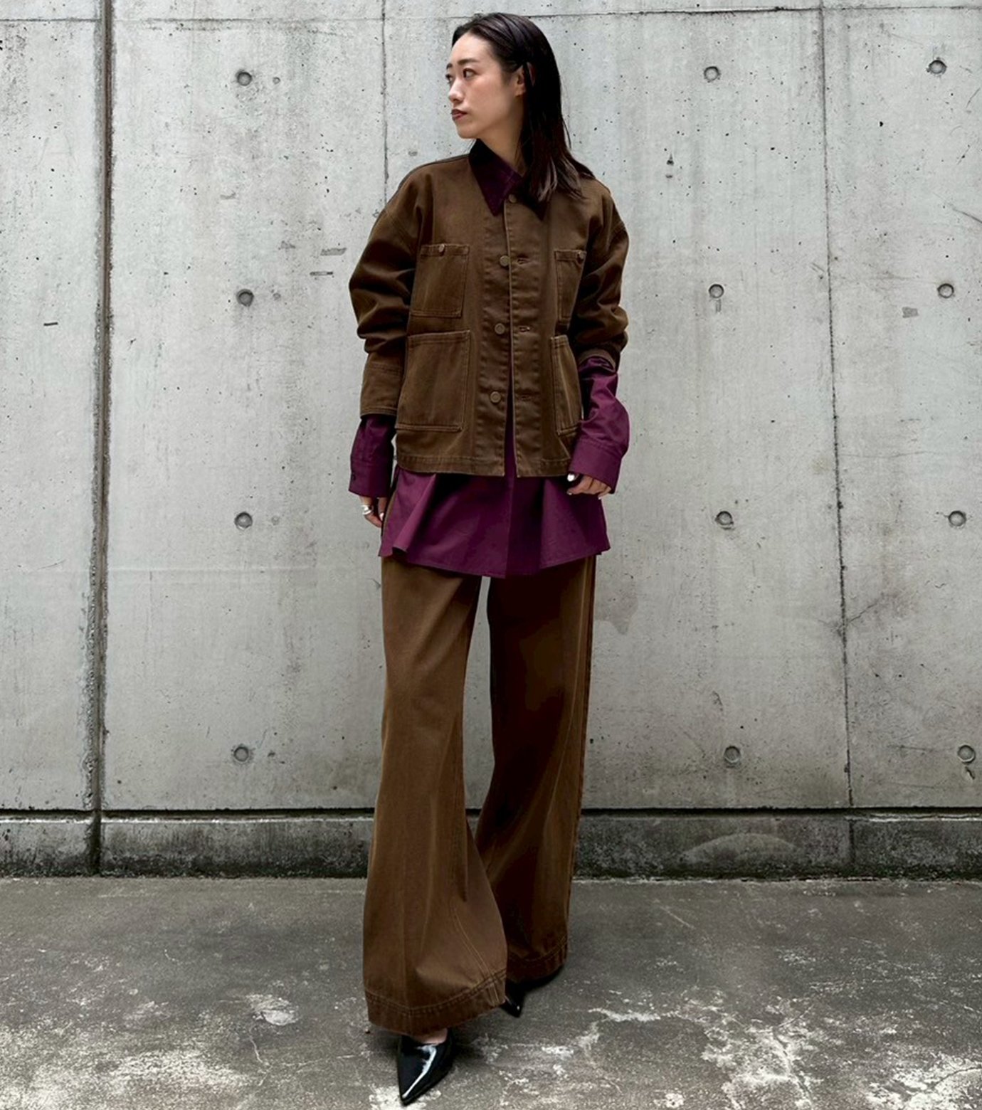 アイレネ - IRENENNE | Pigment Twill Blouson w/Fur | RESTIR リステア