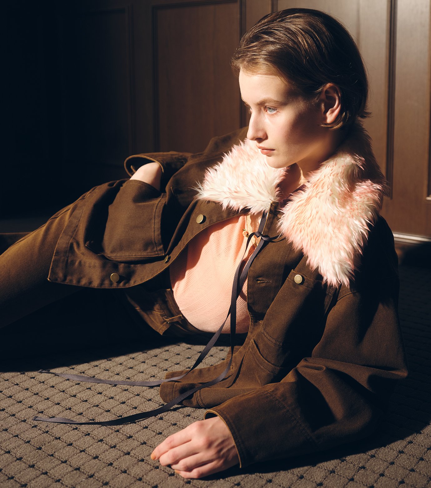 アイレネ - IRENENNE | Pigment Twill Blouson w/Fur | RESTIR リステア