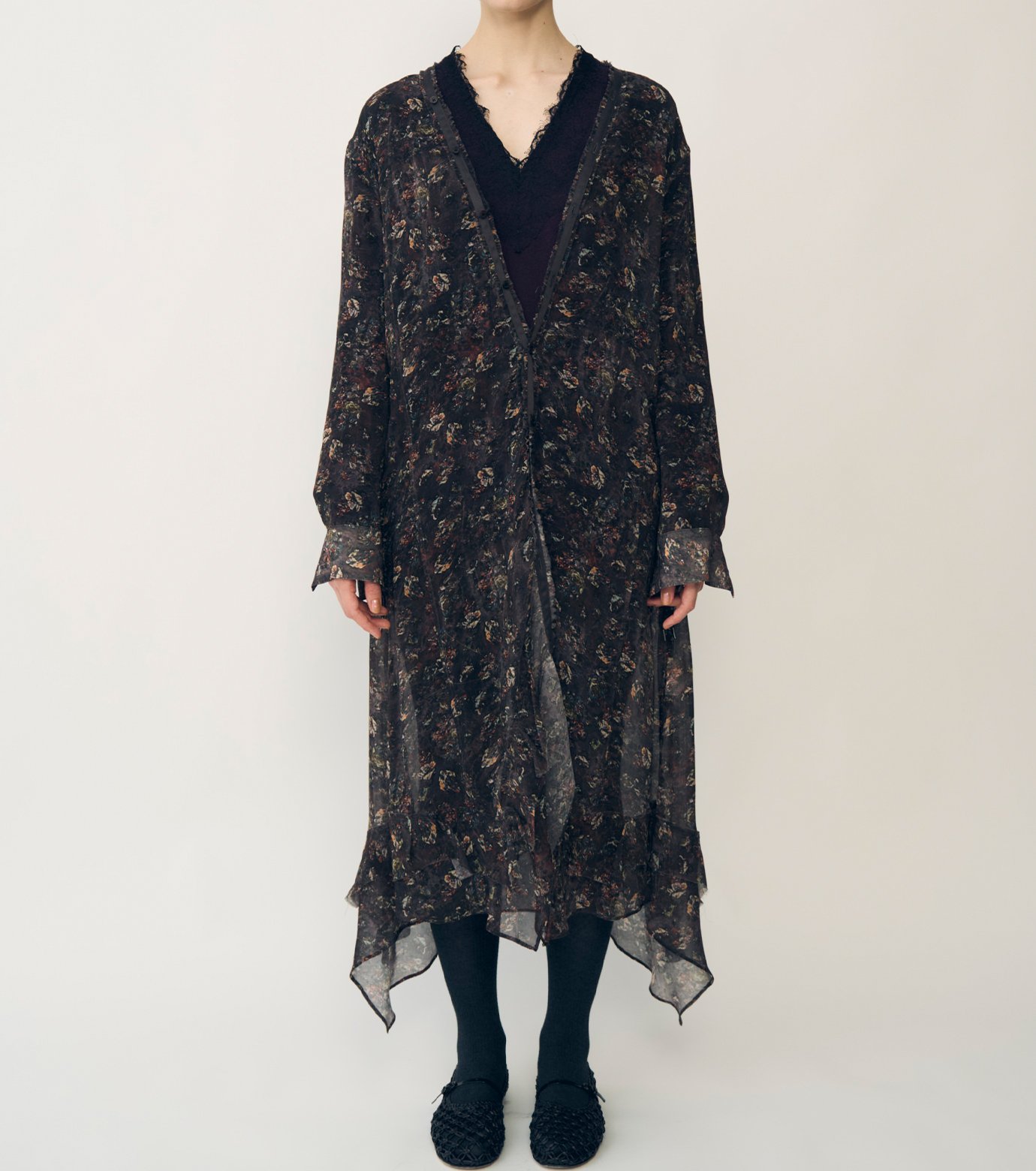 アイレネ - IRENENNE | Gathered Dressw/Floral&Mineral | RESTIR リステア