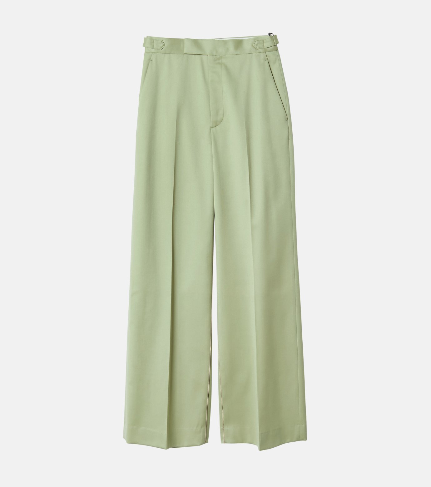 アイレネ - IRENENNE | Wool Satin Straight Pants-Light