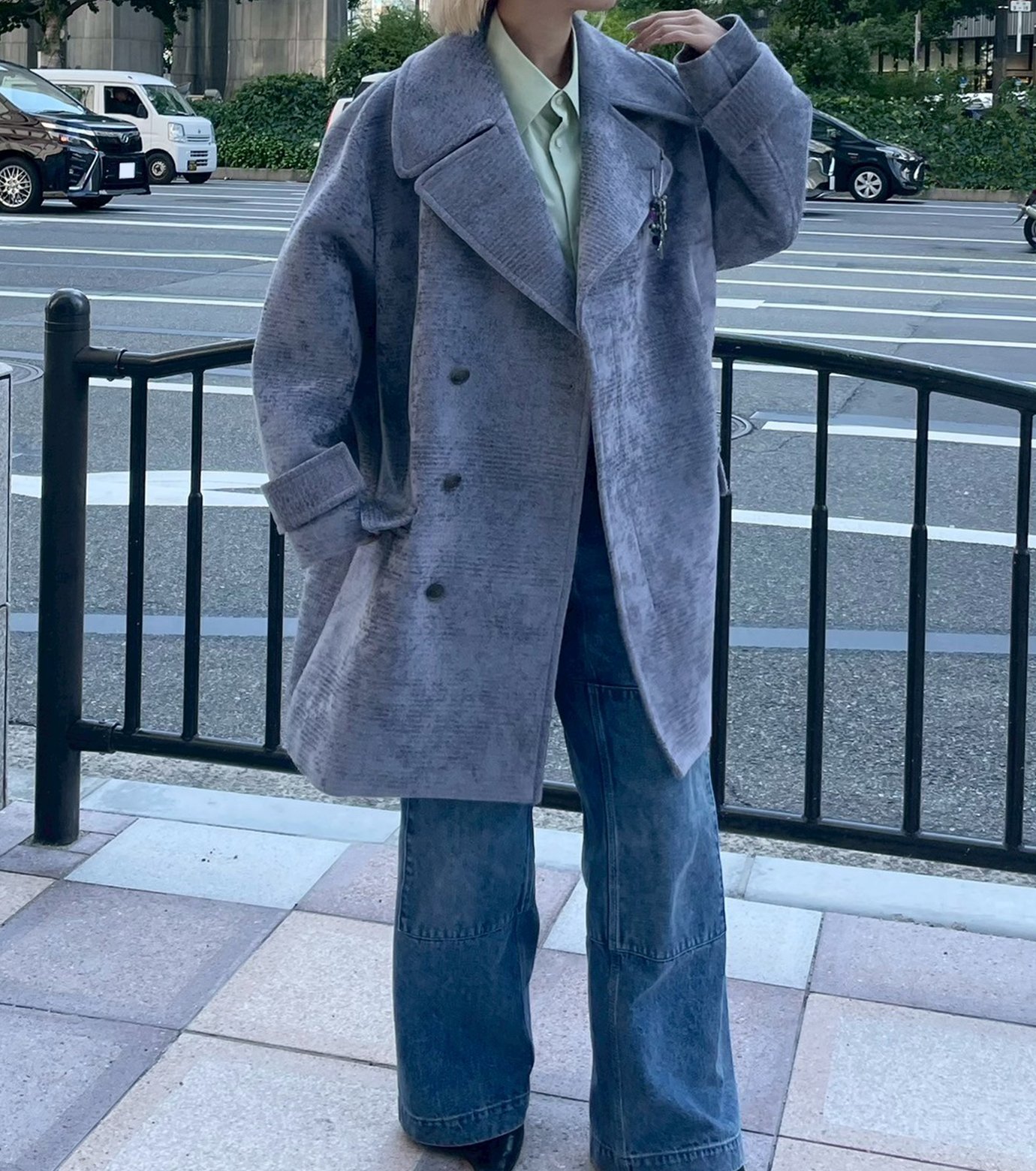 アイレネ - IRENENNE | Needle-Punched Velvet Over | RESTIR リステア