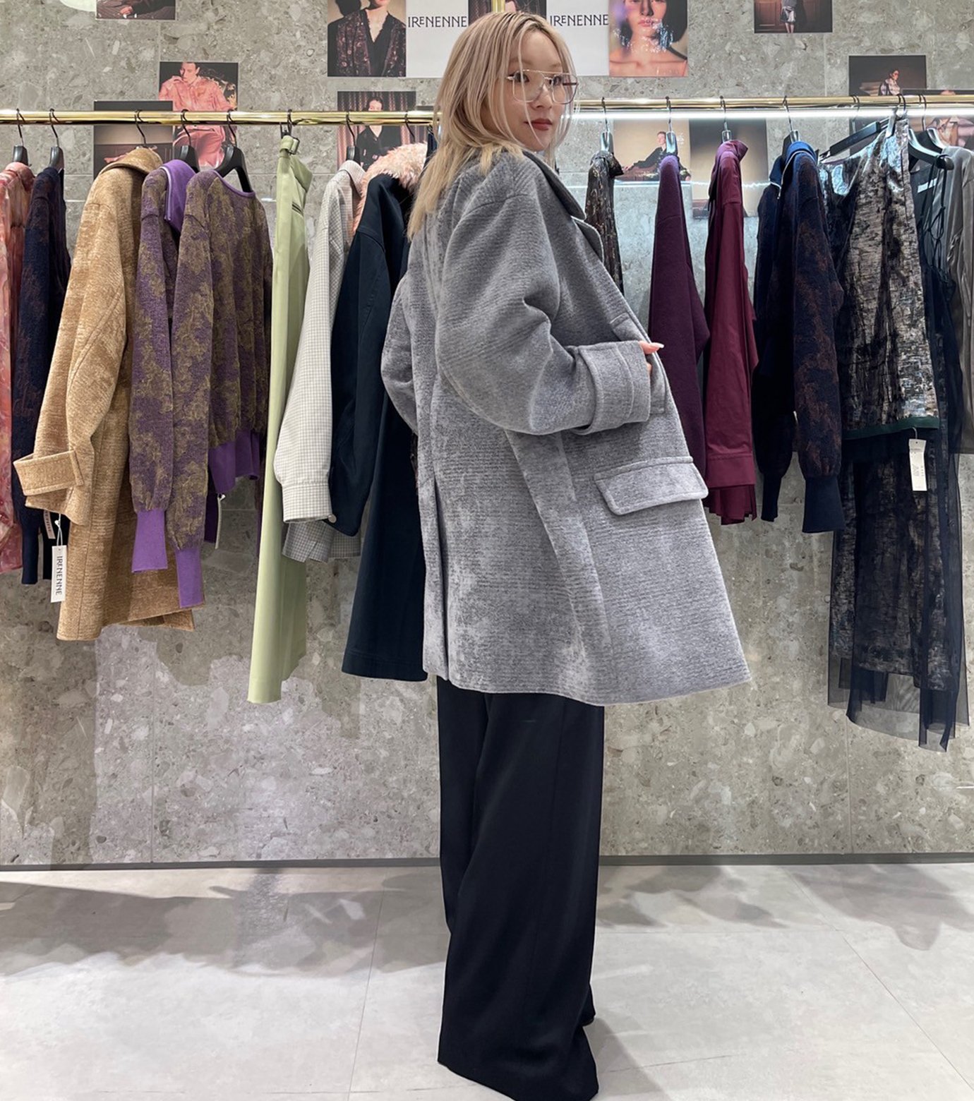 アイレネ - IRENENNE | Needle-Punched Velvet Over | RESTIR リステア