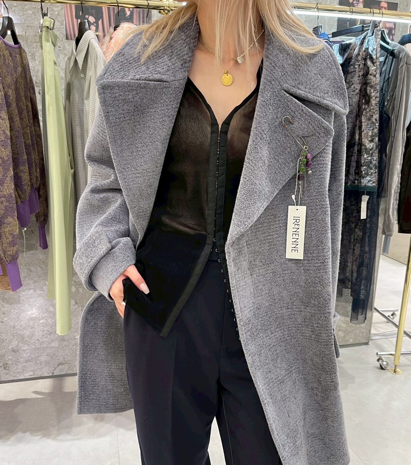 アイレネ - IRENENNE | Needle-Punched Velvet Over | RESTIR リステア