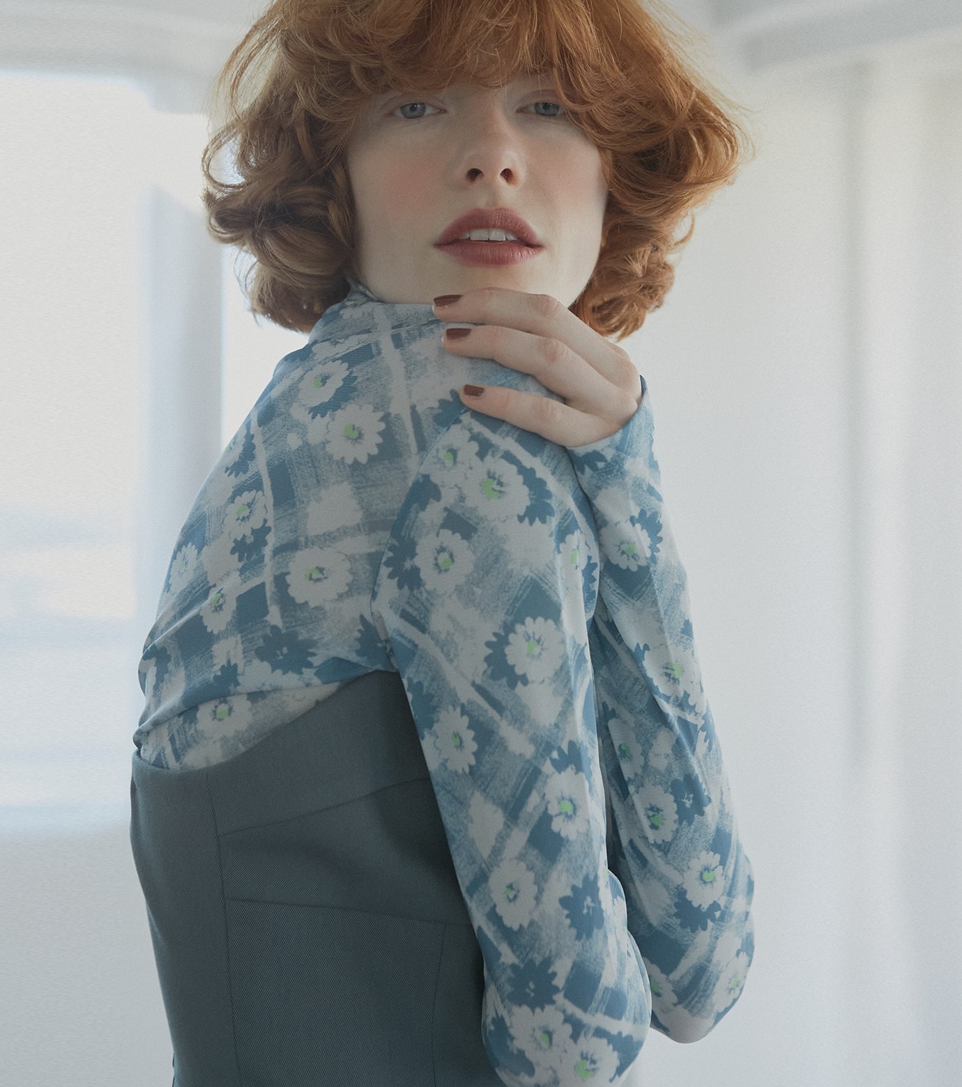 ル シェル ブルー - LE CIEL BLEU | Textured Cami Tops-Navy-36