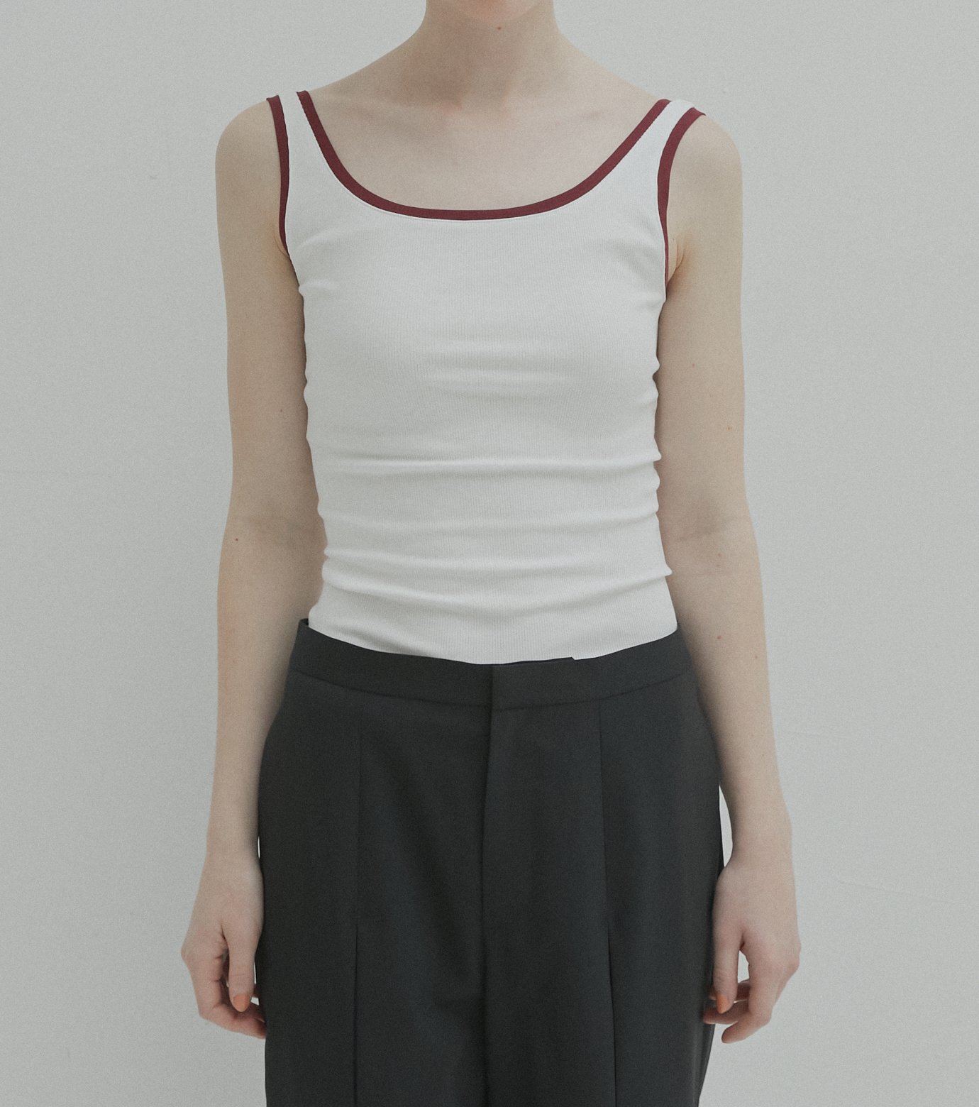ル シェル ブルー - LE CIEL BLEU | Color Trimmed Tank