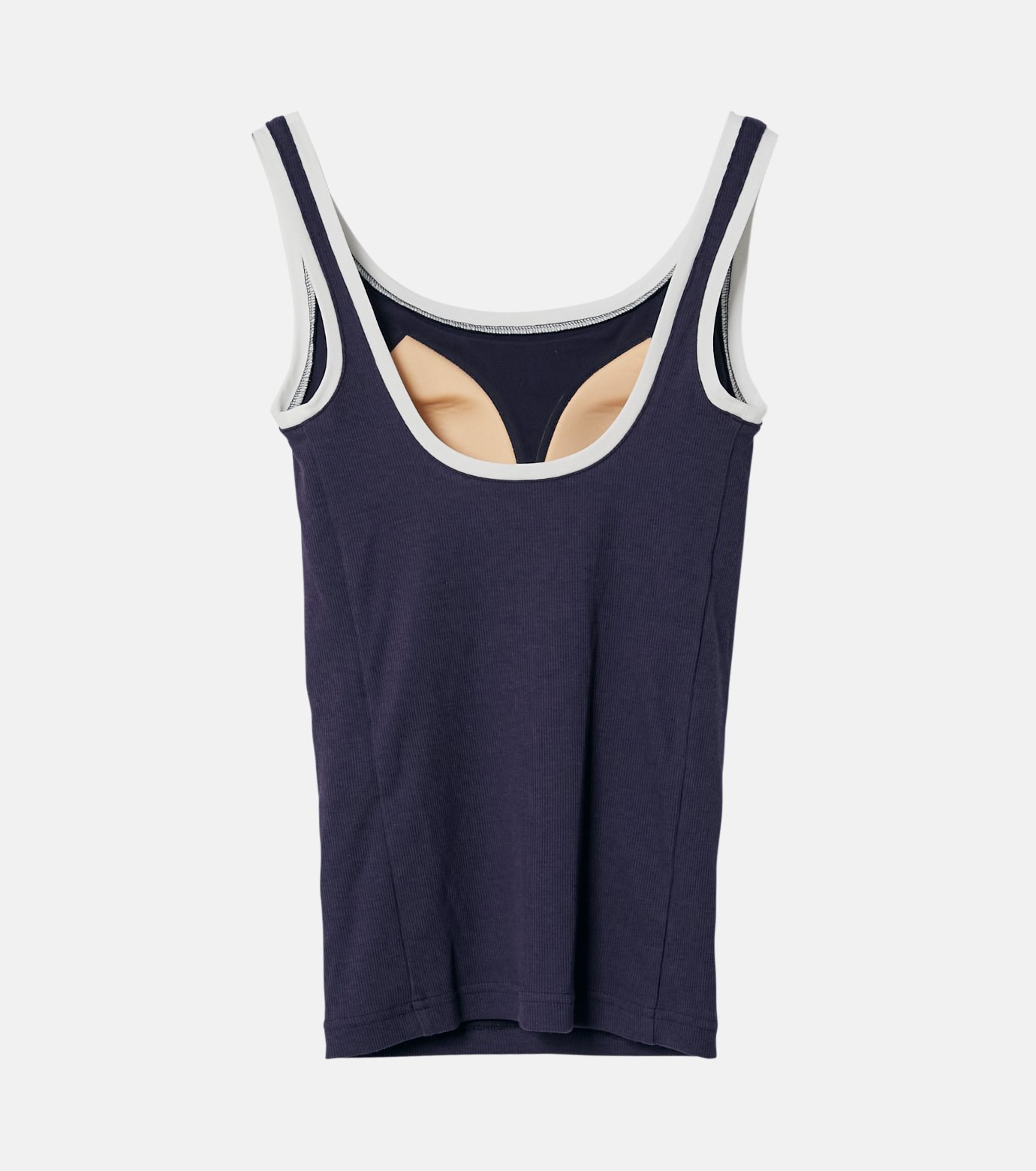 ル シェル ブルー - LE CIEL BLEU | Color Trimmed Tank | RESTIR リステア