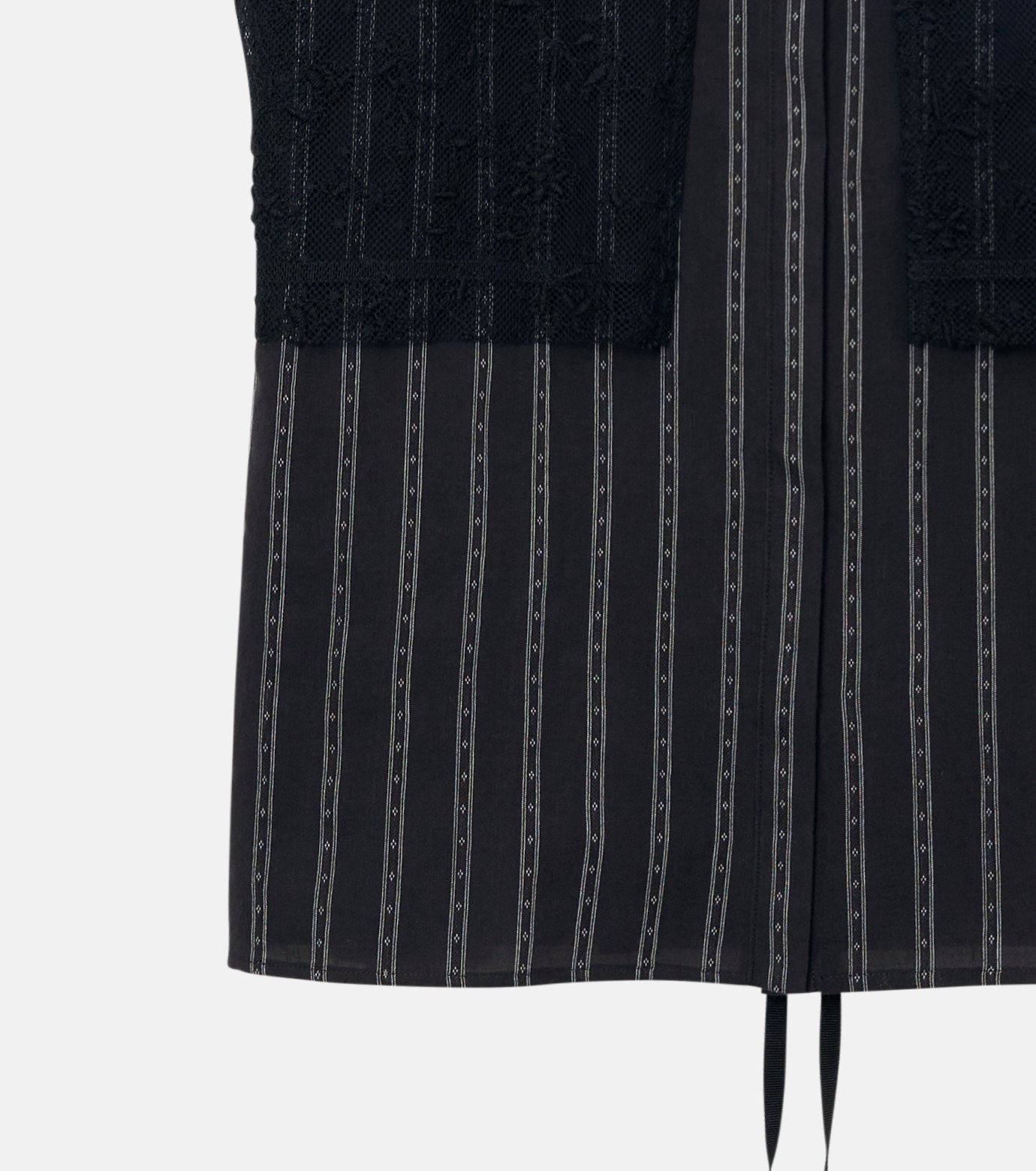 LE CIEL BLEU - ルシェルブルー 22SS Knit Bra Detail Shirt シャツ SleeveーOpening Shirt 26A63310