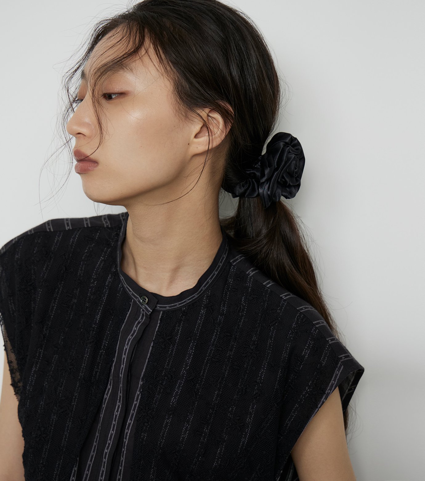 Tシャツ(半袖+袖なし) LE CIEL BLEU - LE CIEL BLEU ル シェル ブルー - LE CIEL BLEU | Striped Sleeveless Shirt