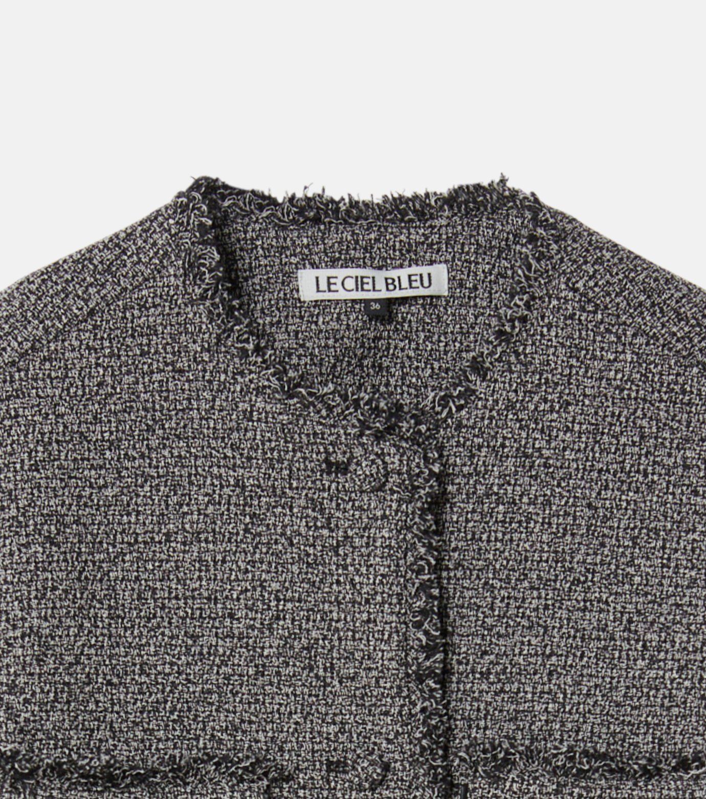 柄アウター☆トゥモローランド、ドゥーズィエムクラス、ルシェルブルー、シップス ル シェル ブルー - LE CIEL BLEU | Dot Jacquard Half Flare