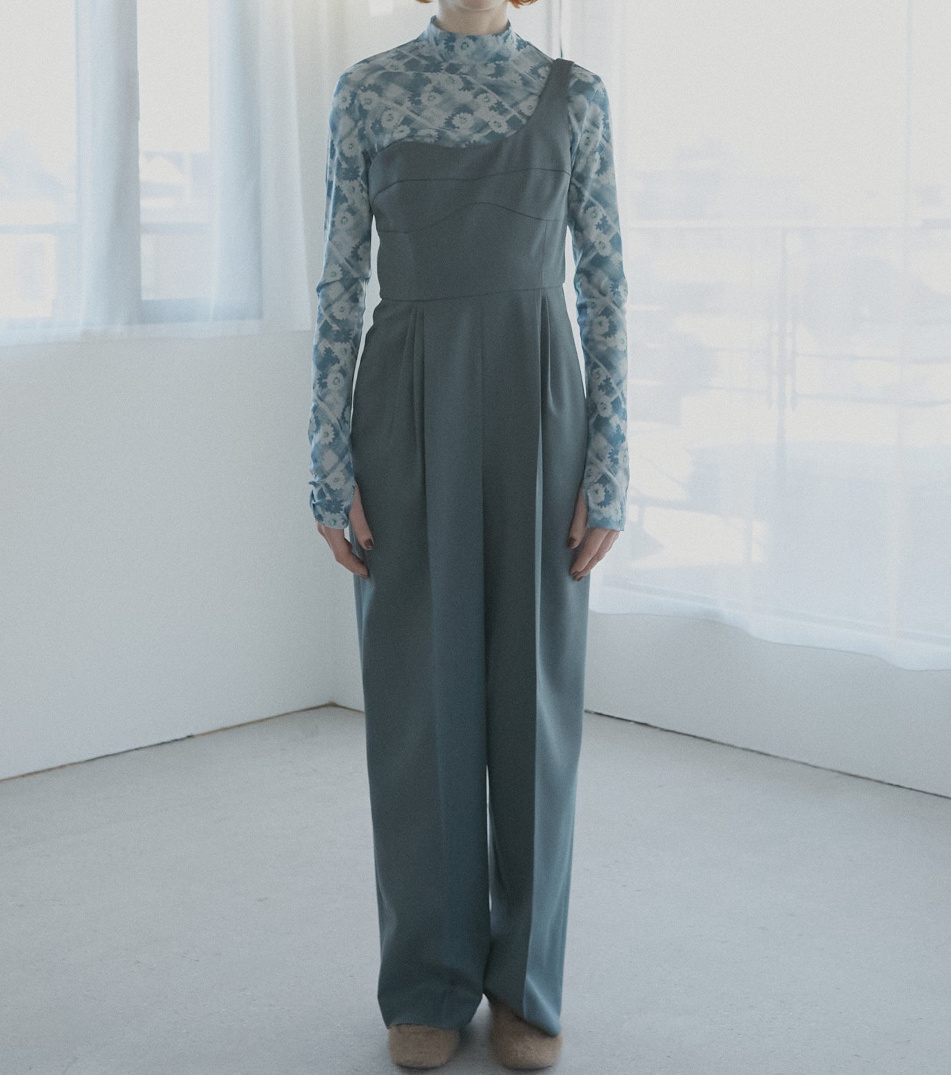 36サイズ　Bra Top Jumpsuit ルシェルブルー LE CIEL BLEU（ルシェルブルー）の「【再入荷】ブラトップ