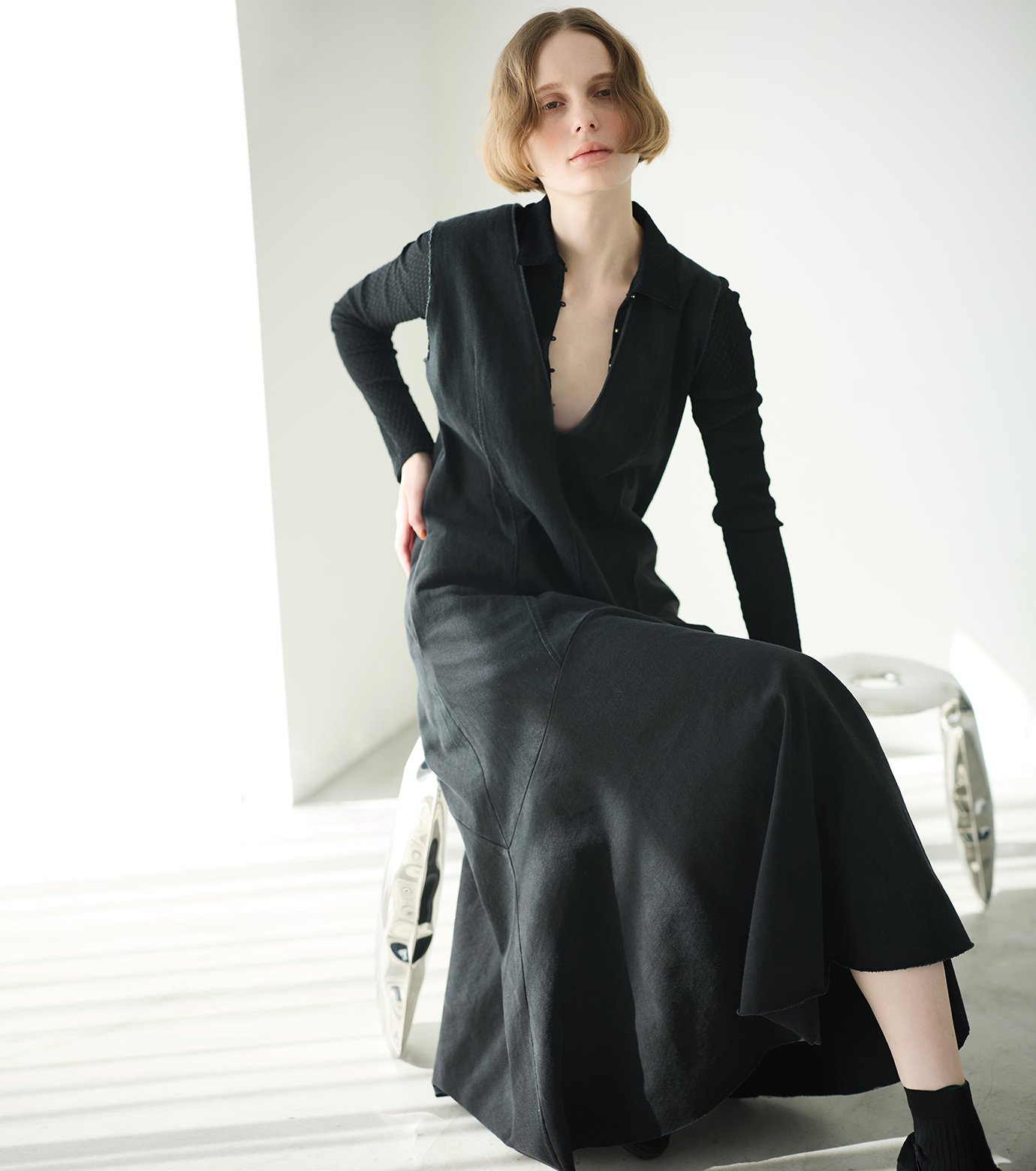 ル シェル ブルー - LE CIEL BLEU | Ozone Wash Jersey | RESTIR リステア