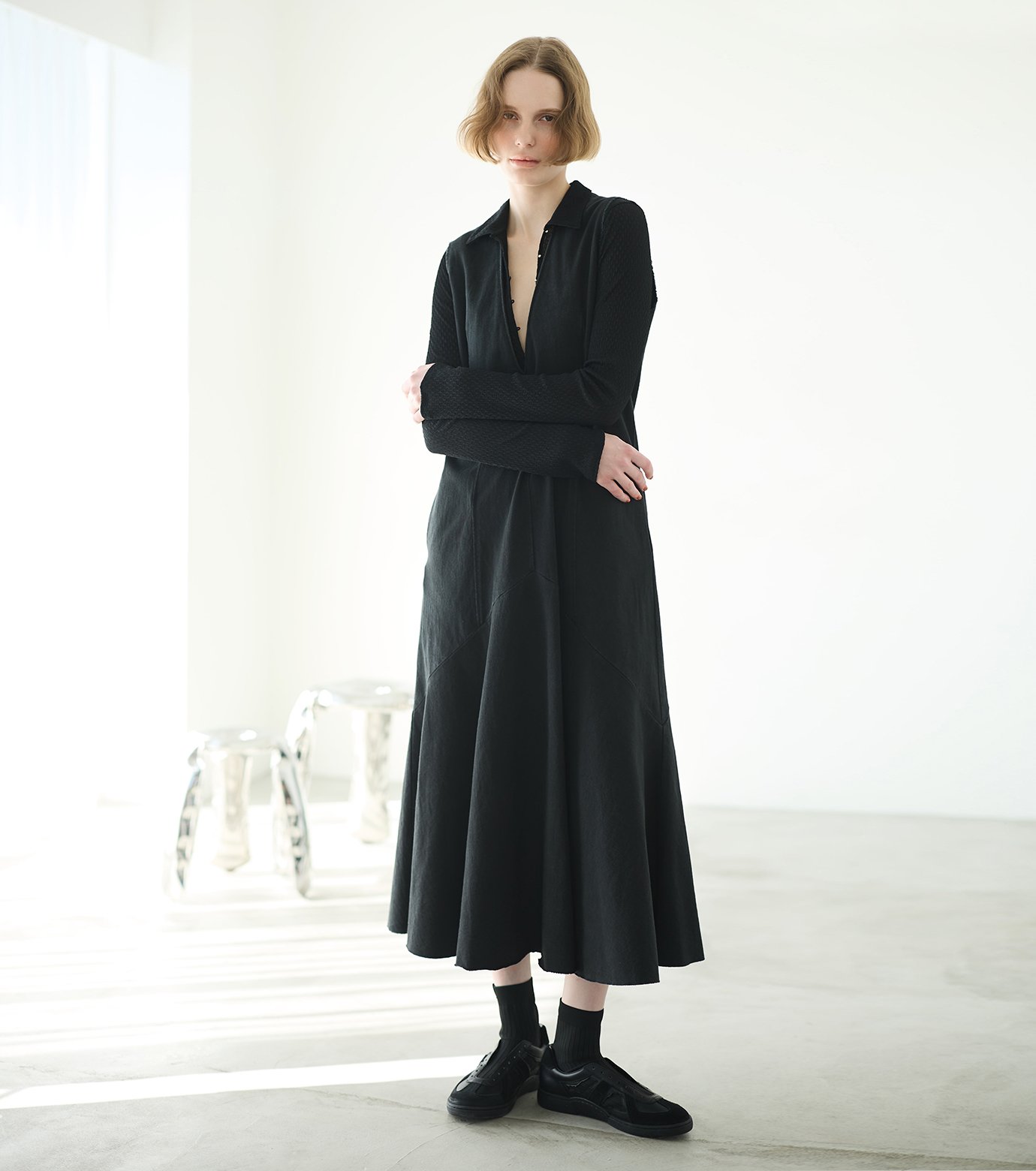 ル シェル ブルー - LE CIEL BLEU | Ozone Wash Jersey | RESTIR リステア