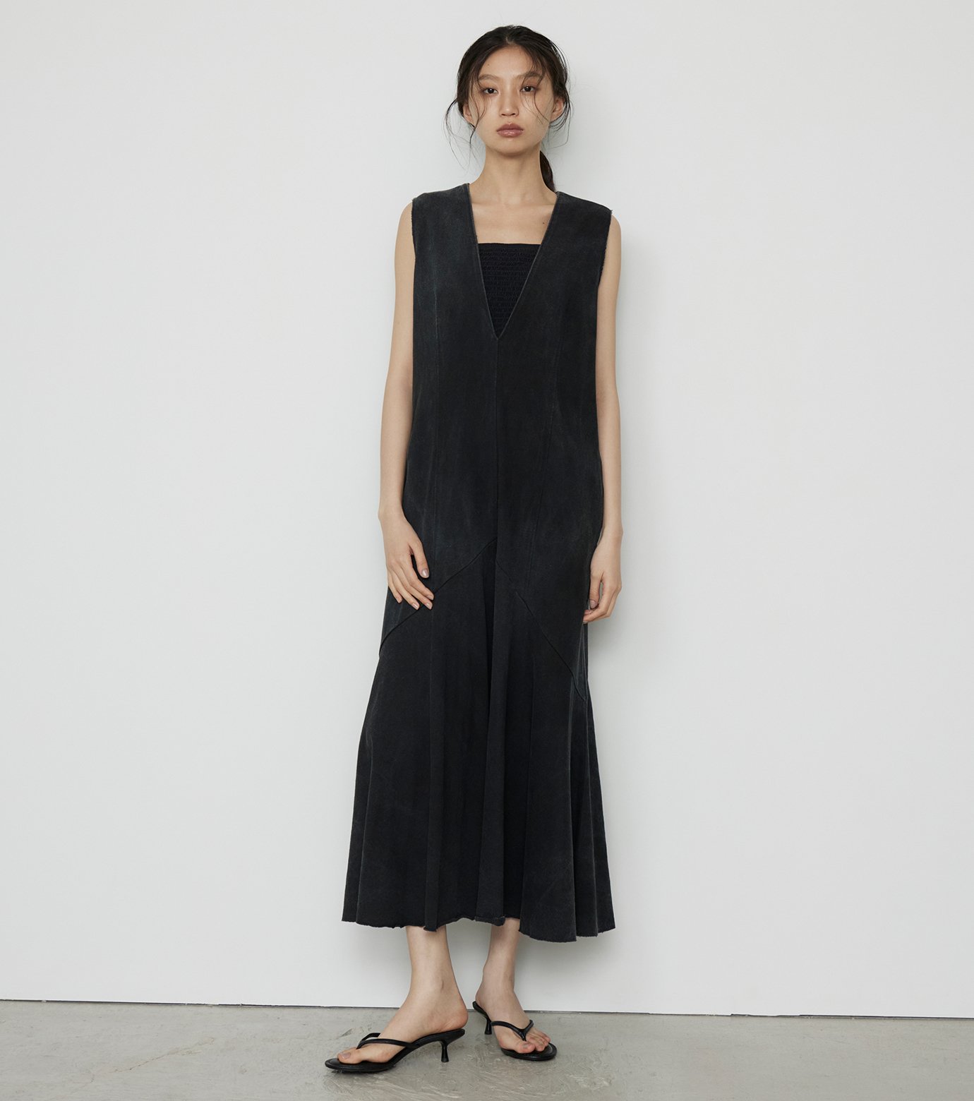 新品未使用　LE CIEL BLEU Shoulderマキシ丈op 38 ル シェル ブルー - LE CIEL BLEU | Ozone Wash Jersey | RESTIR
