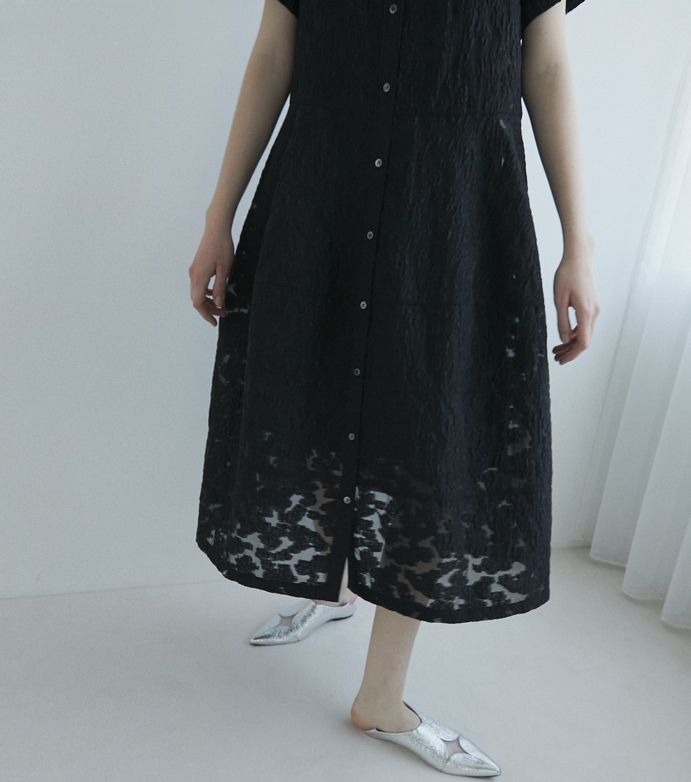 ル シェル ブルー - LE CIEL BLEU | Sheer Jacquard | RESTIR