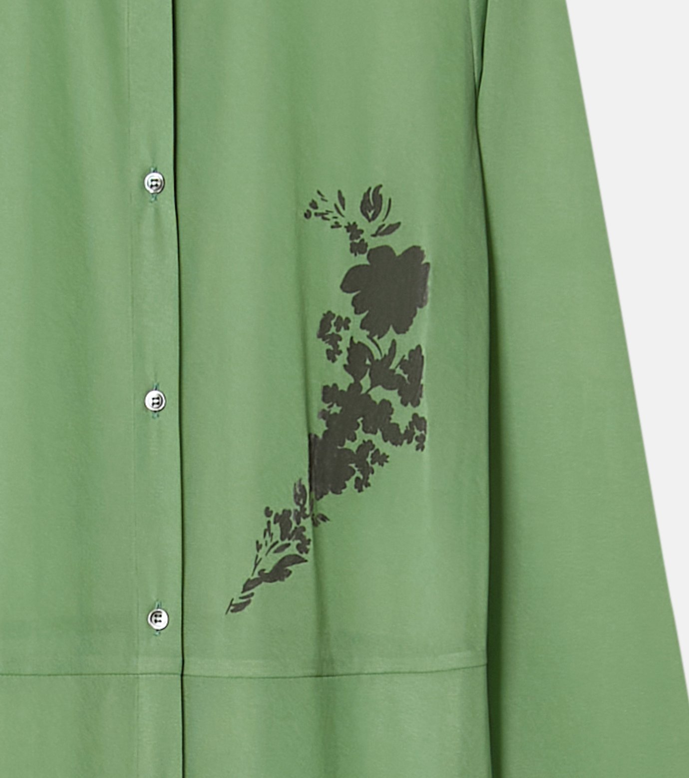 LE CIEL BLEU ブラッシュトウールクロップドシャツ(有村架純さん着用) ル シェル ブルー - LE CIEL BLEU | Sheer Shirt Dress w