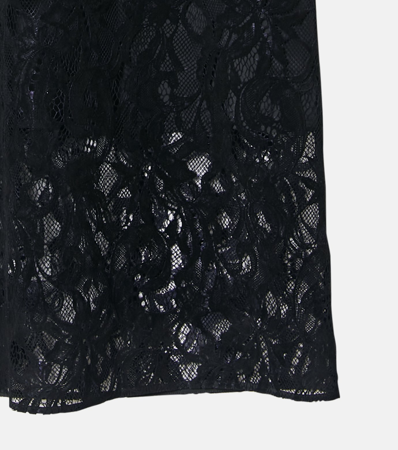 ル シェル ブルー - LE CIEL BLEU | Flocky Lace Skirt-Black-38の通販 