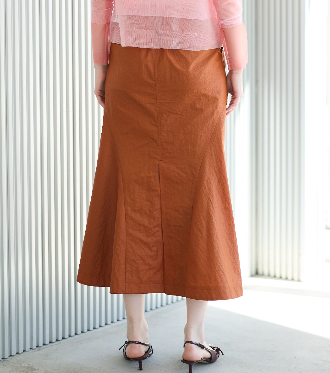 ル シェル ブルー - LE CIEL BLEU | Nylon Leather Midi | RESTIR リステア