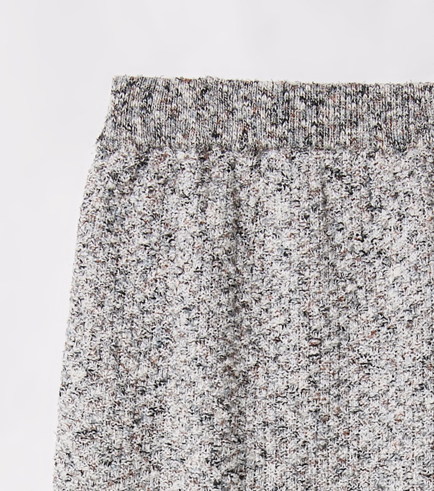 LE CIEL BLEU ツイードニットミニスカート / Tweed Knit ル シェル ブルー - LE CIEL BLEU | Tweed Melange Knit