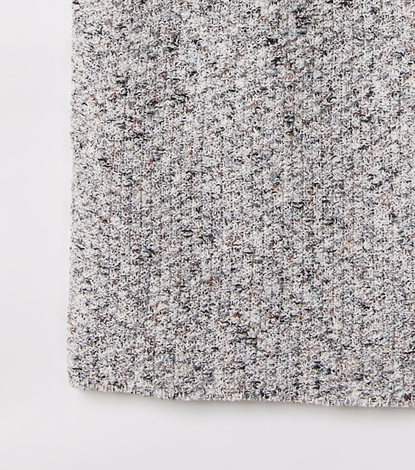 LE CIEL BLEU ツイードニットミニスカート / Tweed Knit LE CIEL BLEU｜ツイードメランジニットトップ / Tweed Melange