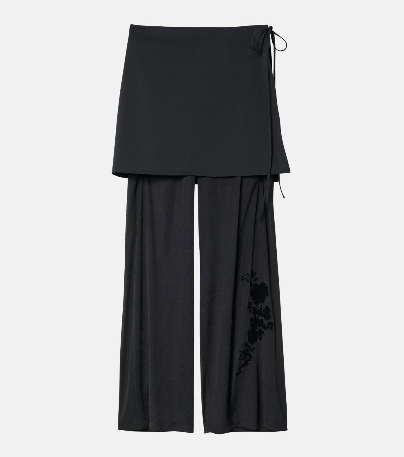 ル シェル ブルー - LE CIEL BLEU | Sheer Relax Pant w/Flocked