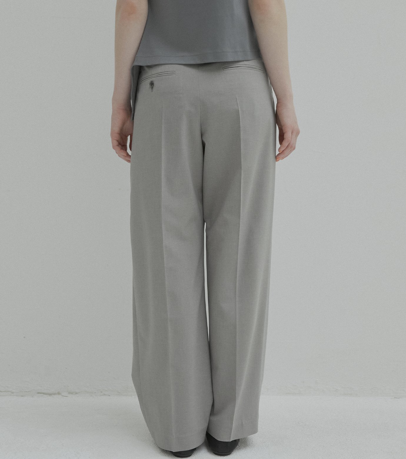 Ciel☆シェルページ ル シェル ブルー - LE CIEL BLEU | Wide Leg Trousers w/Cut