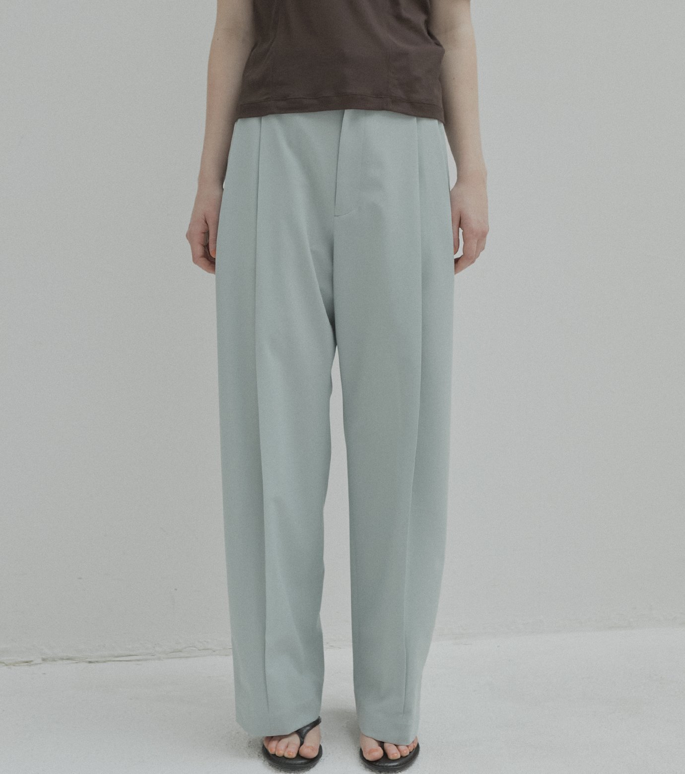ル シェル ブルー - LE CIEL BLEU | Wide Leg Trousers w/Cut