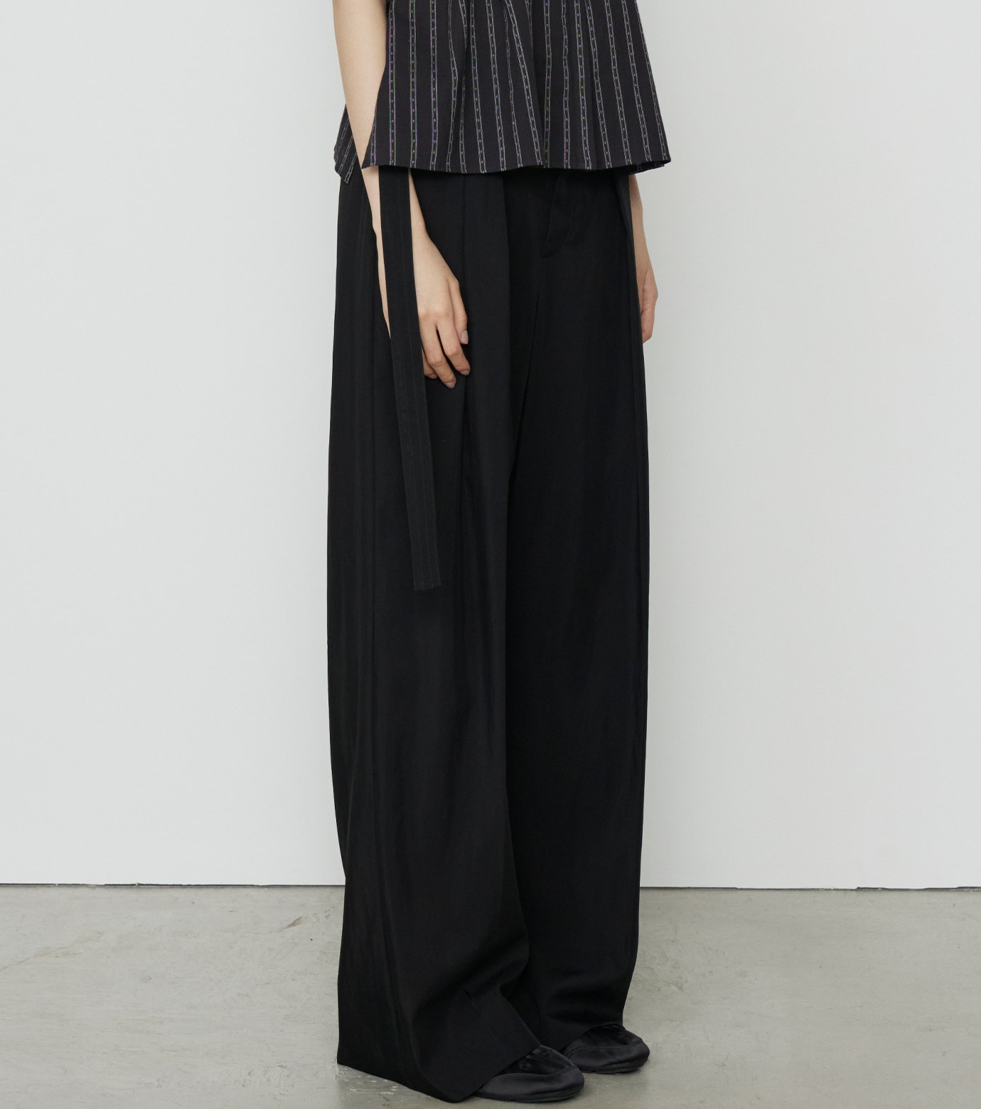 ルシェルブルー　Fold Waist Pants 新品タグ付き LE CIEL BLEU Fold Waist Pants