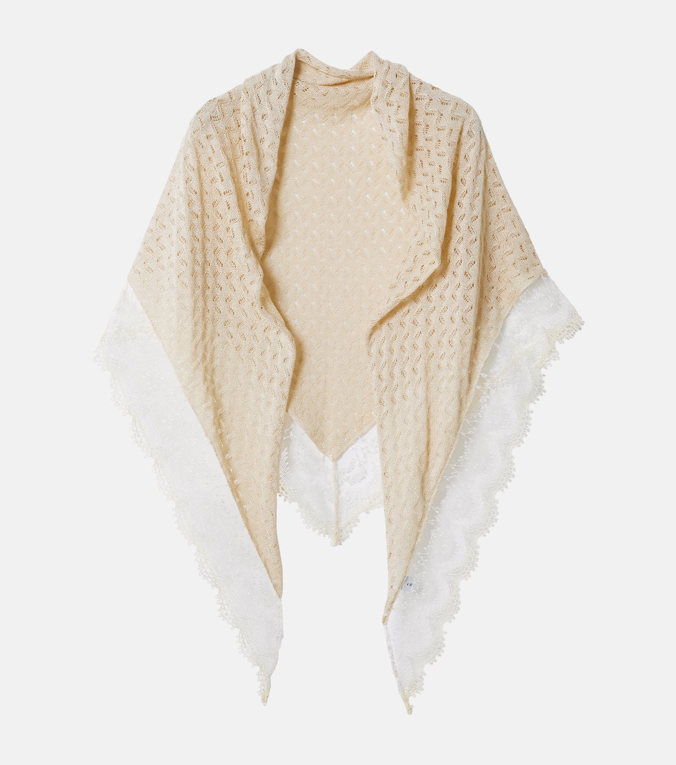 アイレネ - IRENE | Lace Knit Triangle-Ivory-36の通販