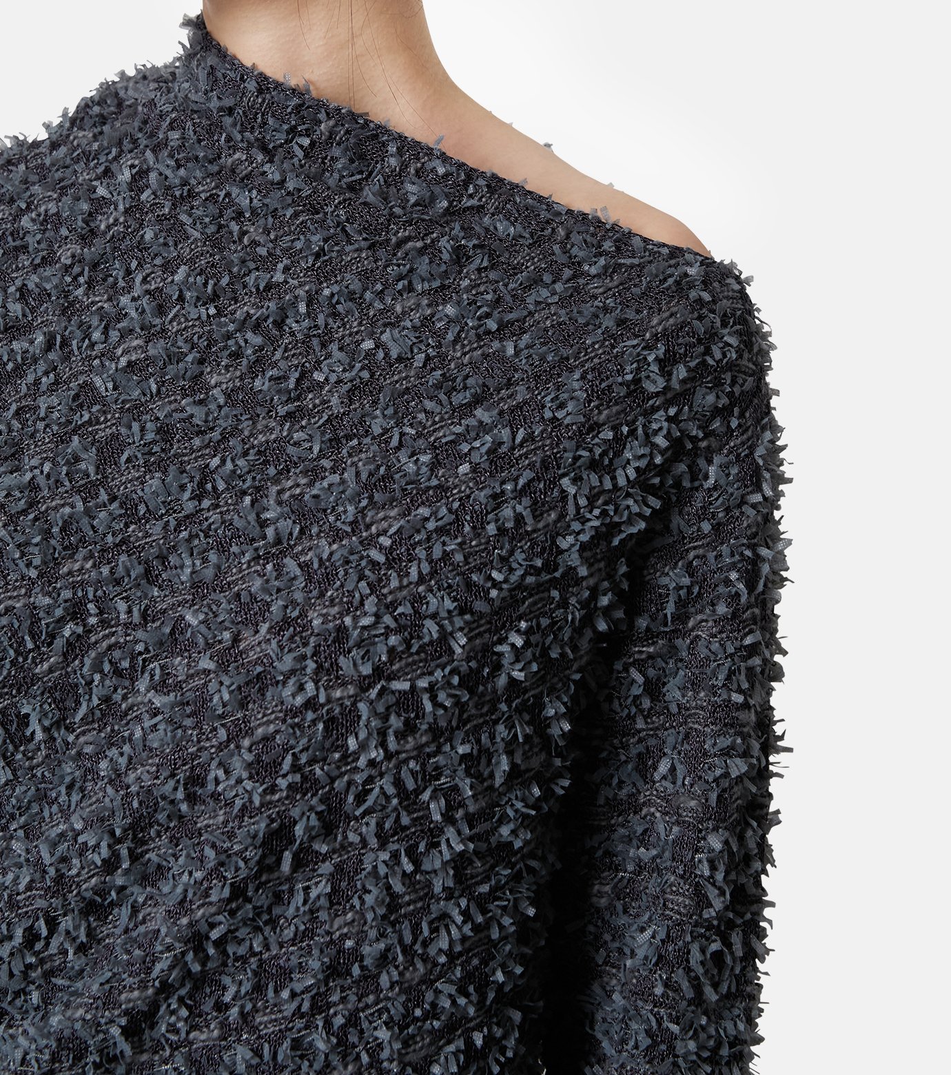 アイレネ - IRENE | Tweed Knit Tops-Charcoal Gray-36の通販