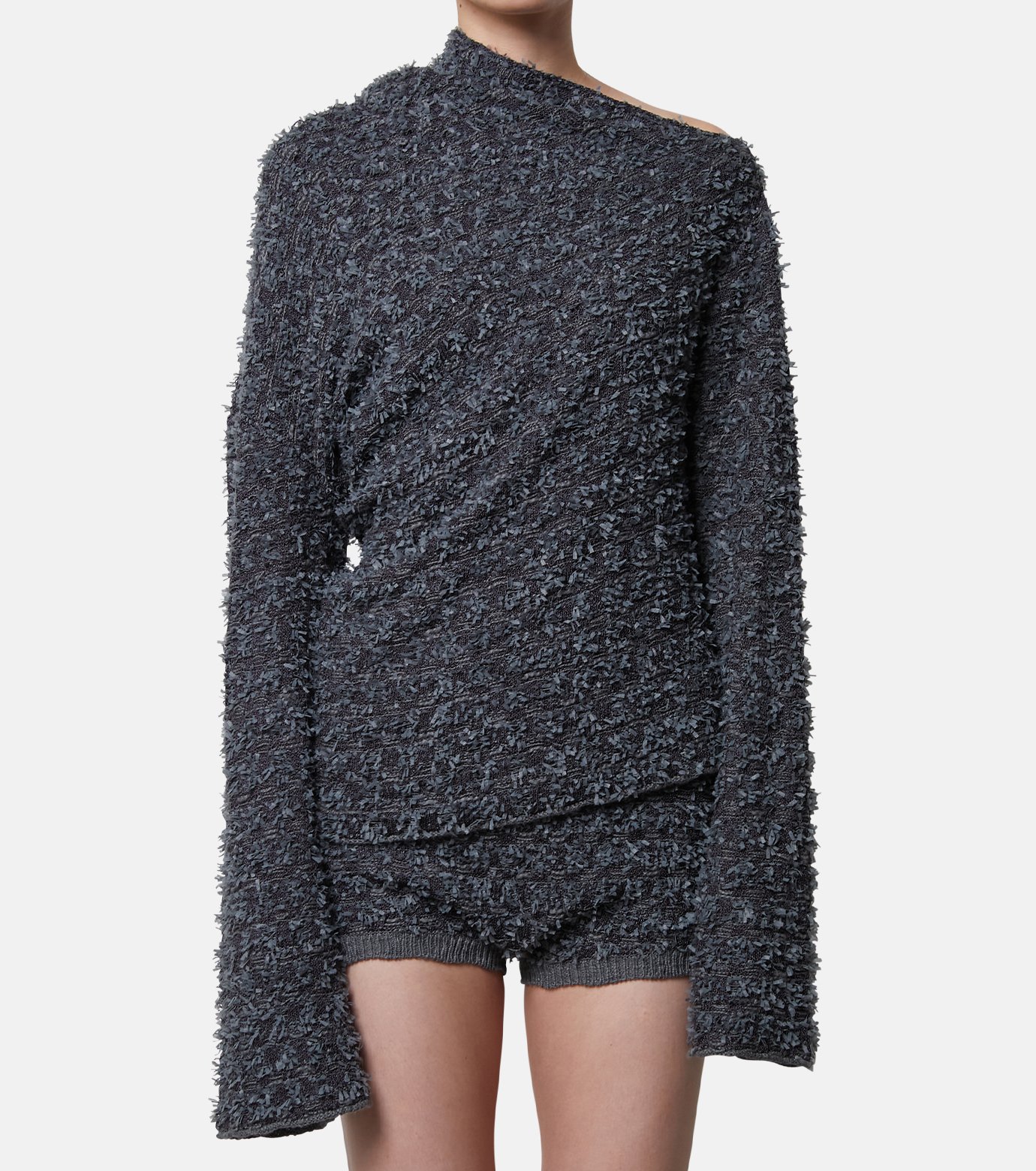 Irene Open Collar Mix Knit ニット　アイレネ IRENE（アイレネ）の「Fair Isle Pullover Knit（ニット