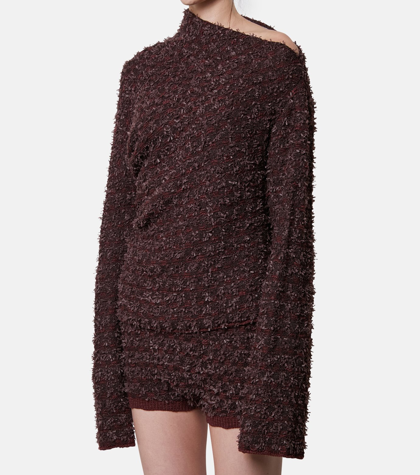 タグ付 未使用 iRENE アイレネ ベアトップ ジャガードチェック S アイレネ - IRENE | Tweed Knit Tops-Dark Brown-36の通販