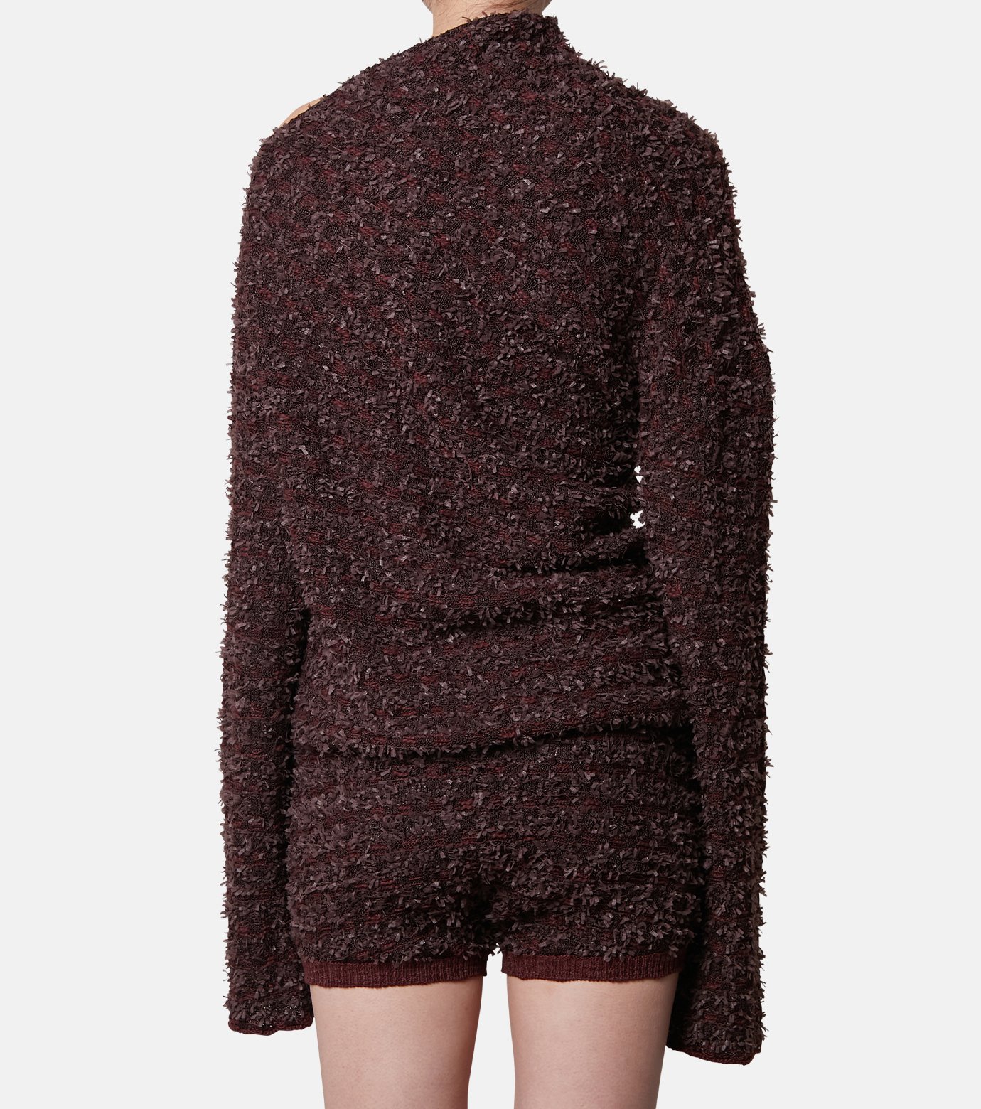 アイレネ - IRENE | Tweed Knit Tops-Dark Brown-36の通販