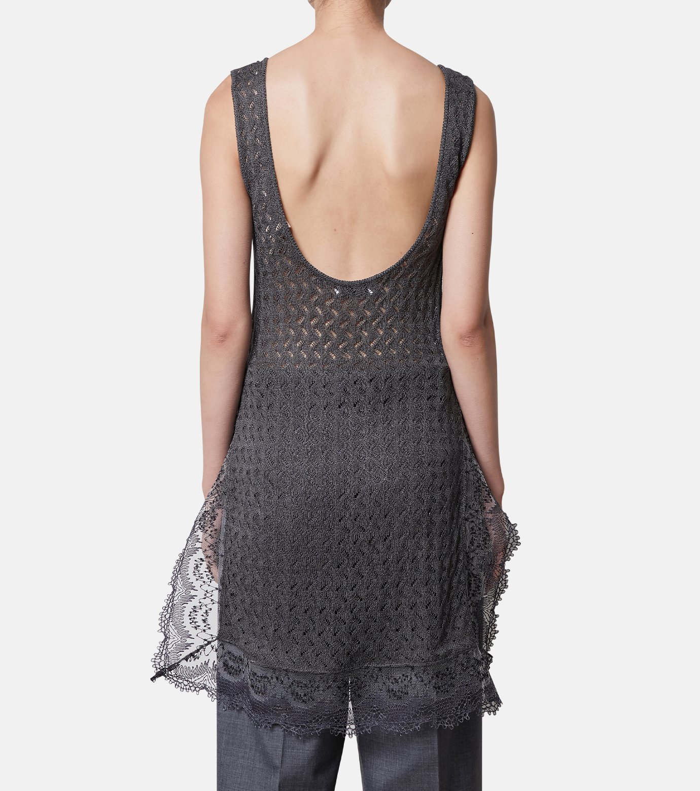 IRENE Lace Knit Tanktops グレー リステア アイレ アイレネ - IRENE | Lace Knit Tanktops-Gray-36の通販 | RESTIR