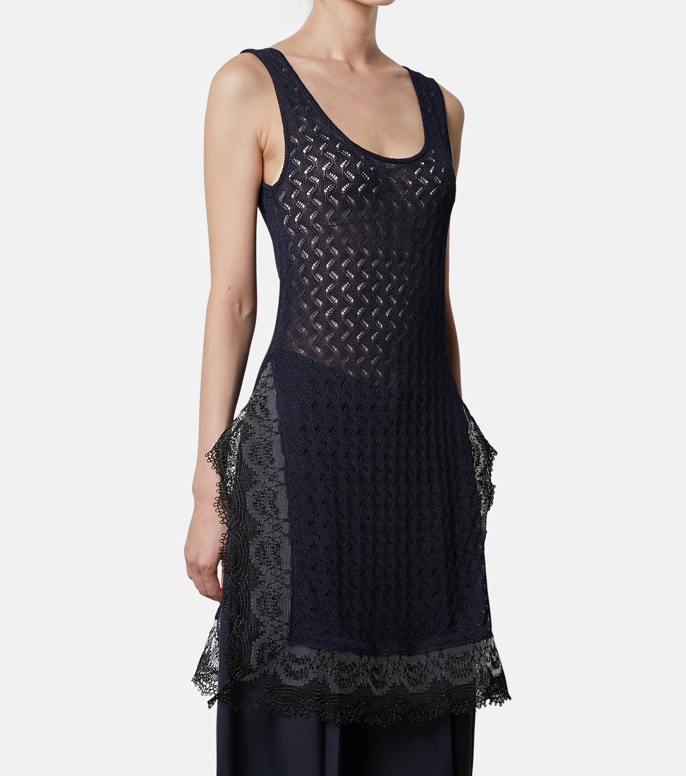 IRENE Lace Knit Tanktops グレー リステア アイレ アイレネ - IRENE | Lace Knit Tanktops-Ivory-36の通販