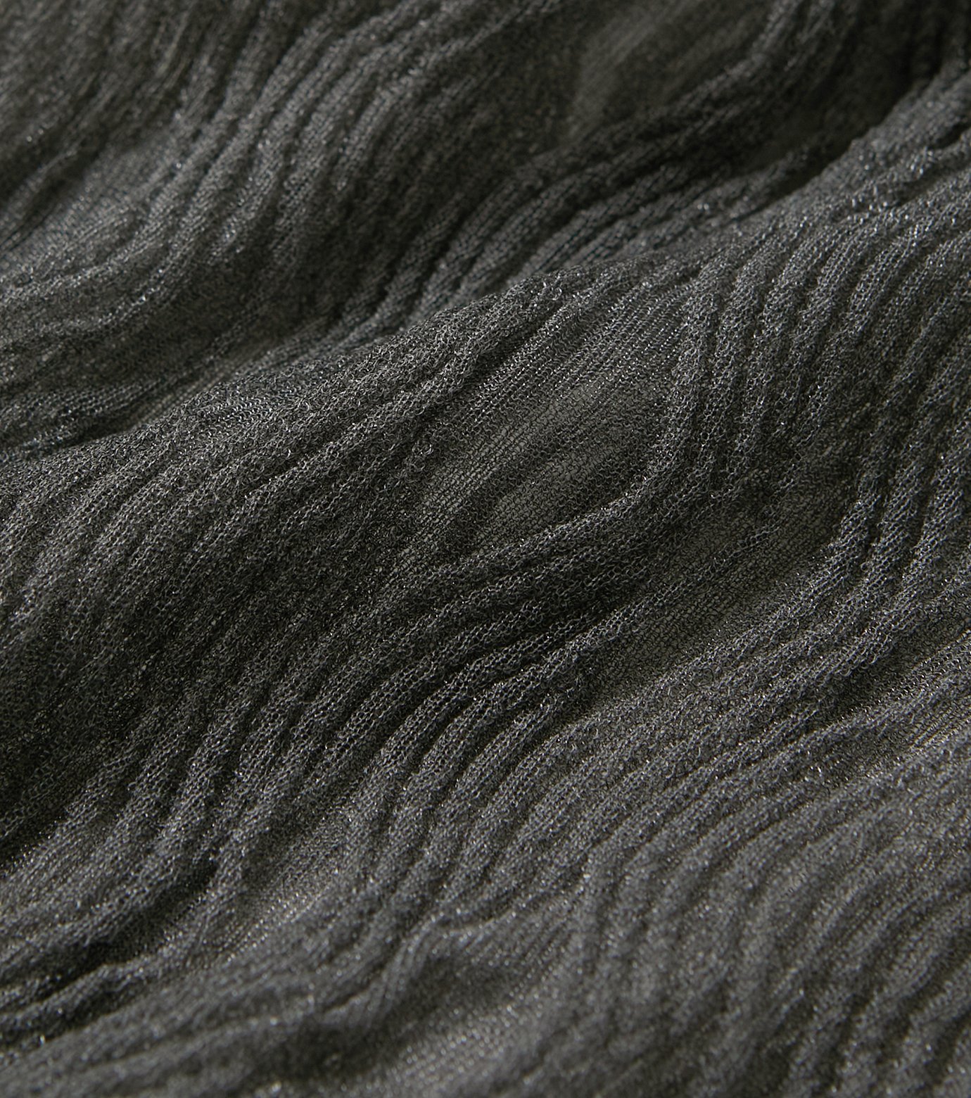 アイレネ　IRENE デザイントップス アイレネ - IRENE | Wave Pattern Knit Tops-Gray-36の通販