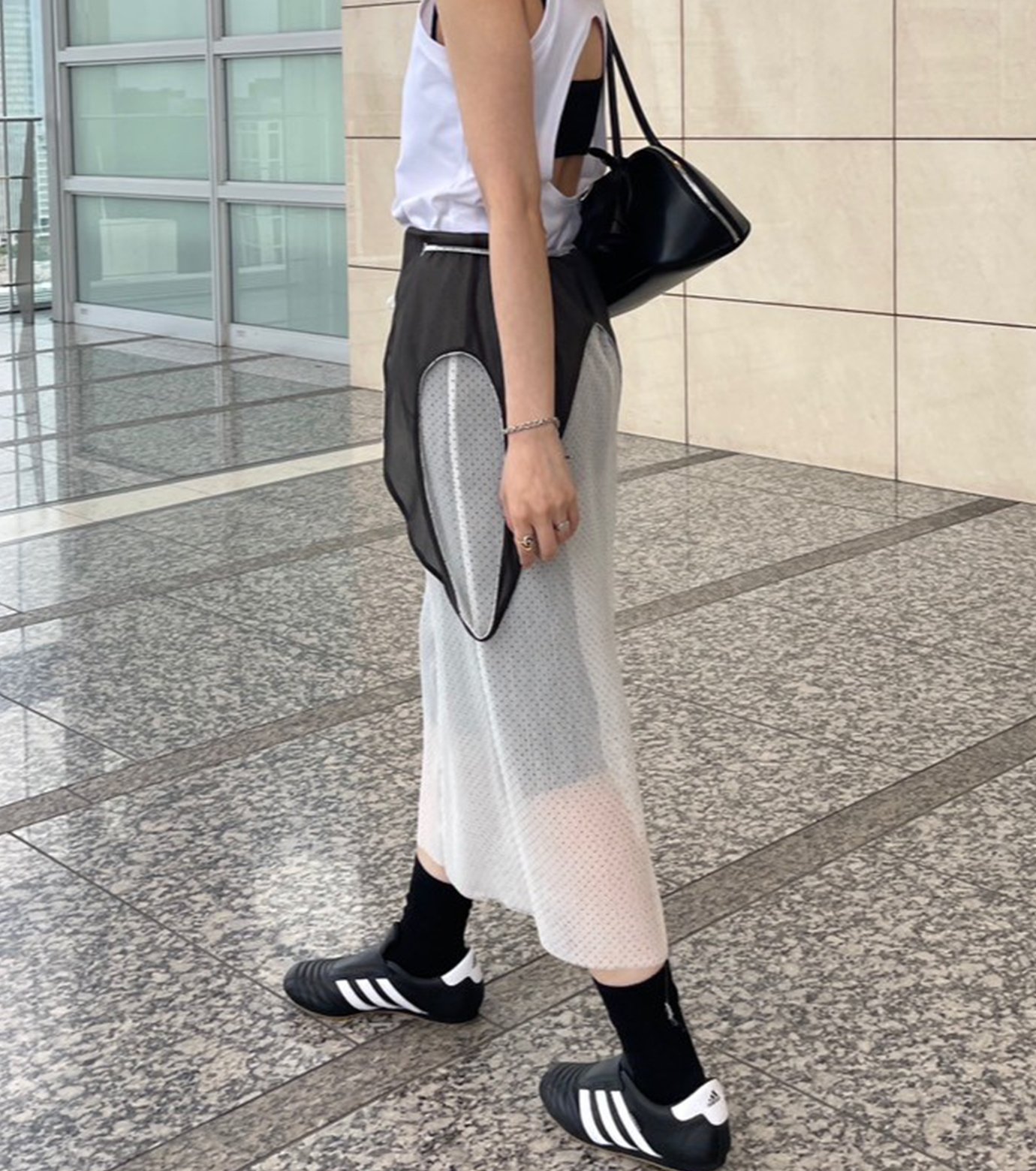 アイレネ スカート 36サイズ アイレネ - IRENE | Knit Pleats Skirt-Gray-36の通販 | RESTIR