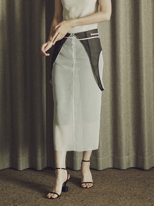 IRENE スカート アイレネ - IRENE | Authentic Pleated Skirt-Light Blue-34の