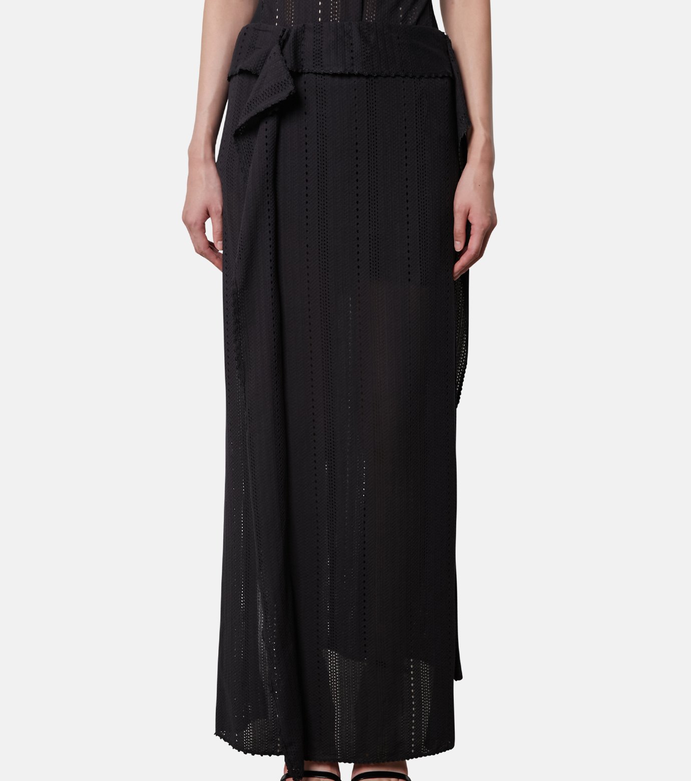 アイレネ - IRENE | Russell Stripe Skirt-Black-36の通販