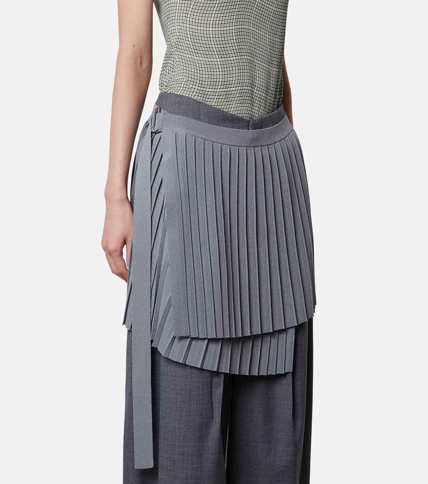 アイレネ　IRENE  スカート  サイズ36 アイレネ - IRENE | Droopits Belt Denim Skirt-Black-34の通販