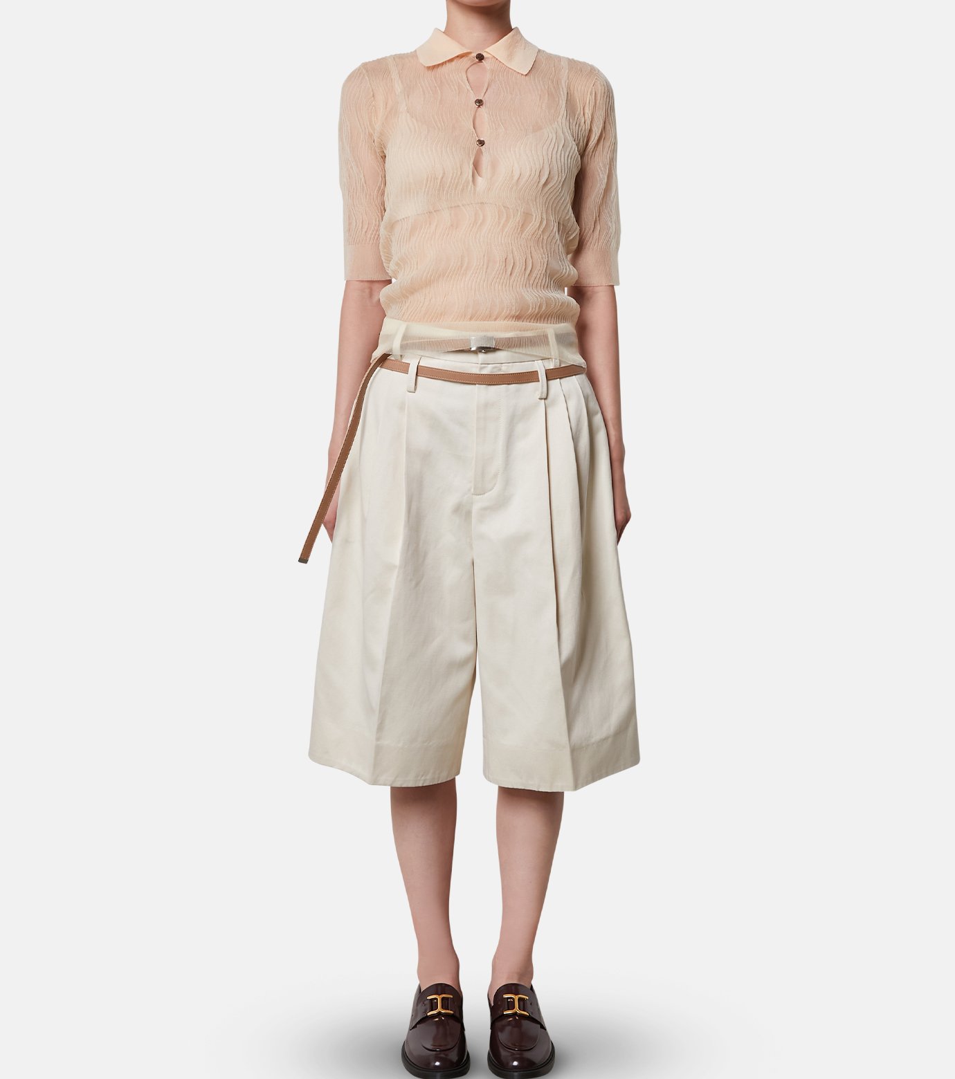 アイレネ - IRENE | Preppy Shorts-Ivory-34の通販 | RESTIR リステア