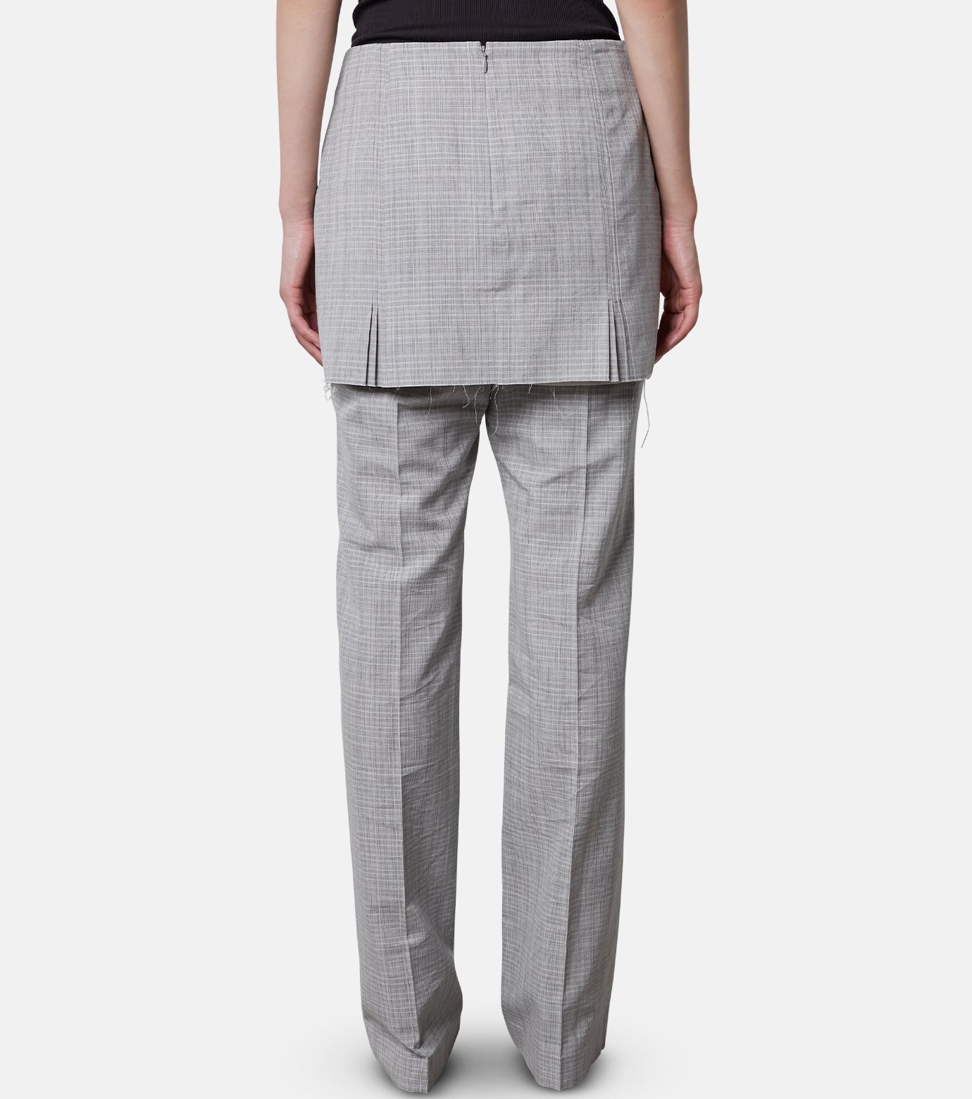 アイレネ - IRENE | Check Layerd Trousers-Gray-34の通販 | RESTIR