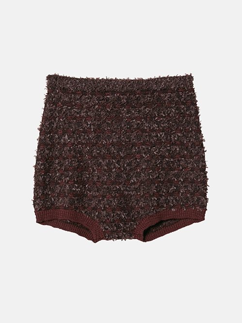 アイレネ - IRENE | Tweed Knit Pants-Dark Brown-36の通販