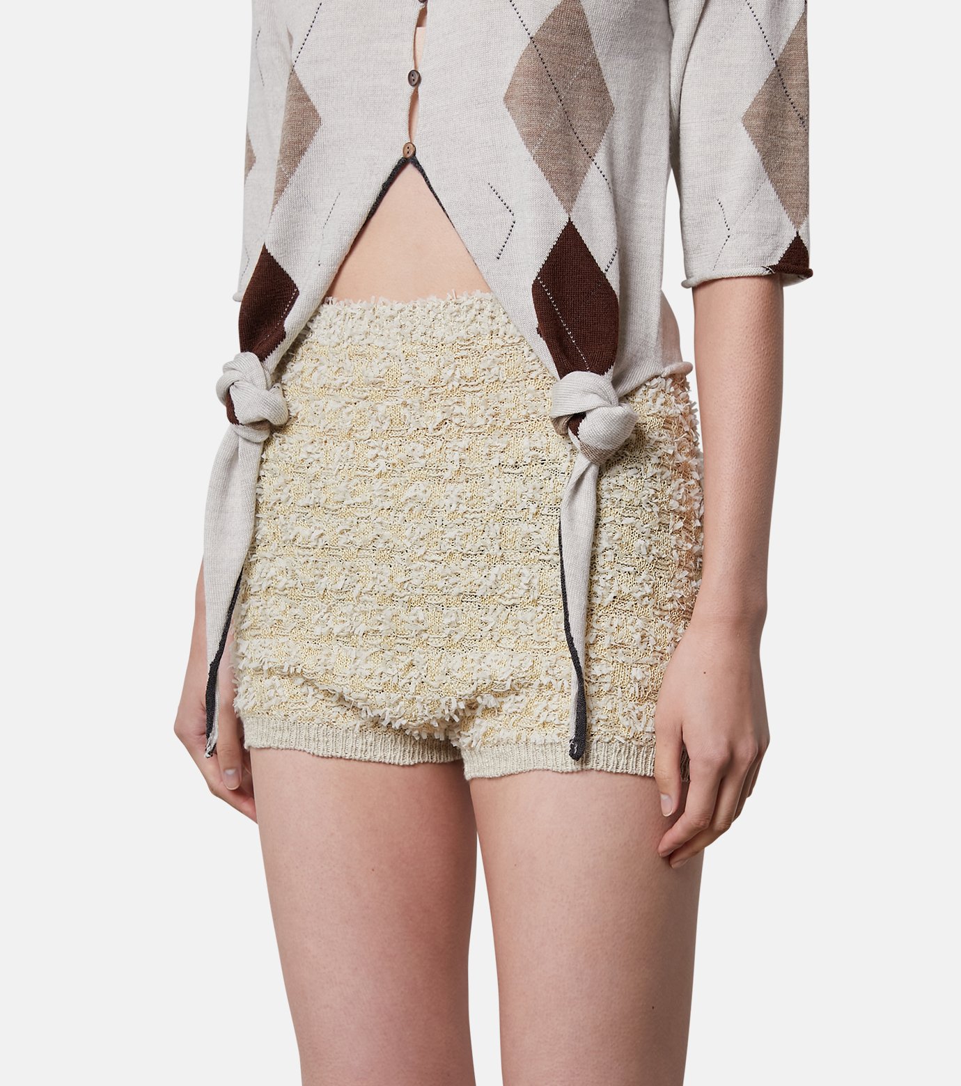 アイレネ - IRENE | Tweed Knit Pants-Off White-36の通販 | RESTIR
