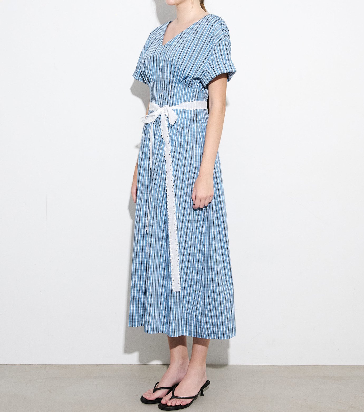 ル シェル ブルー - LE CIEL BLEU | Checkered Round Form | RESTIR