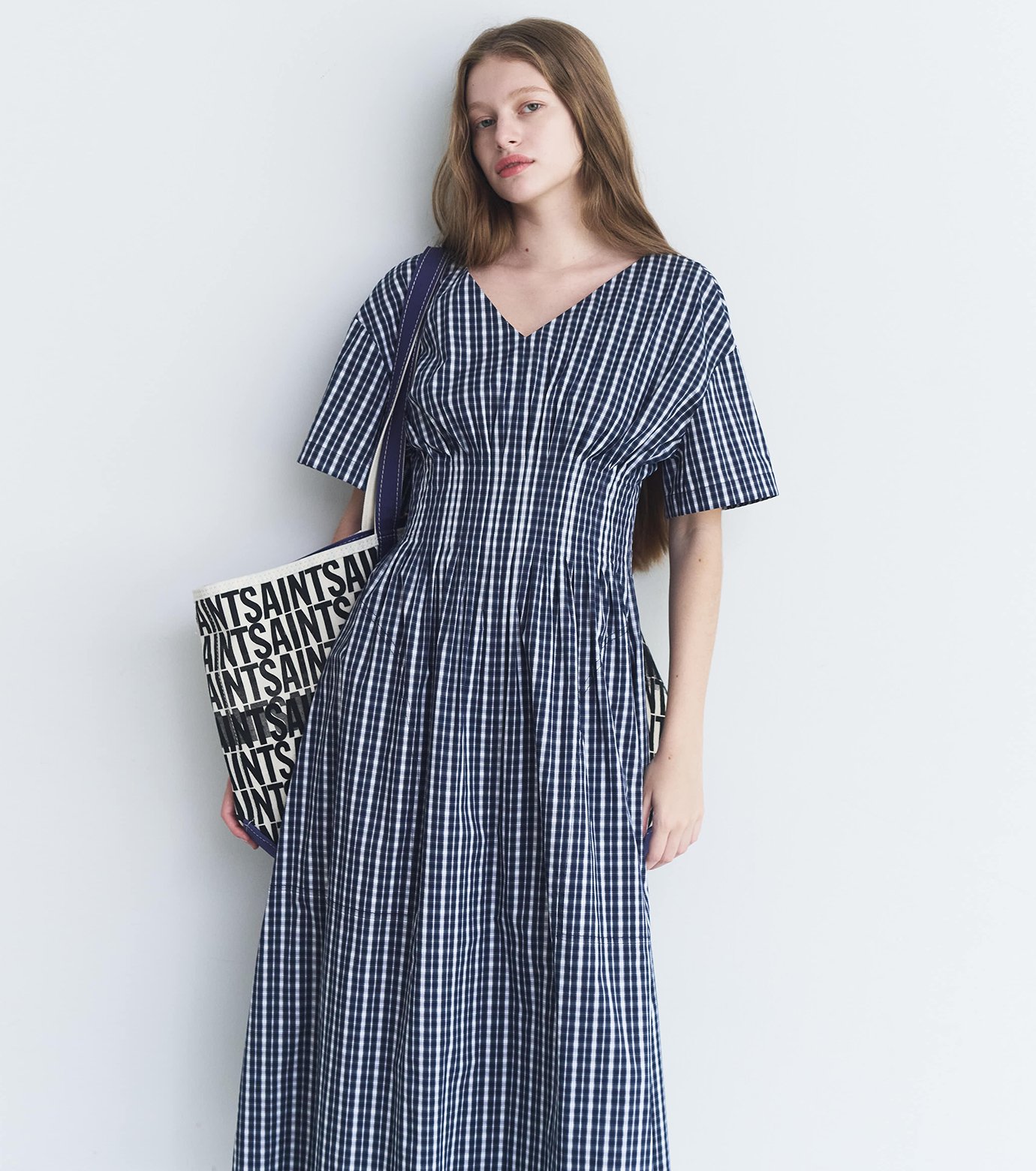 ル シェル ブルー - LE CIEL BLEU | Checkered Round Form | RESTIR