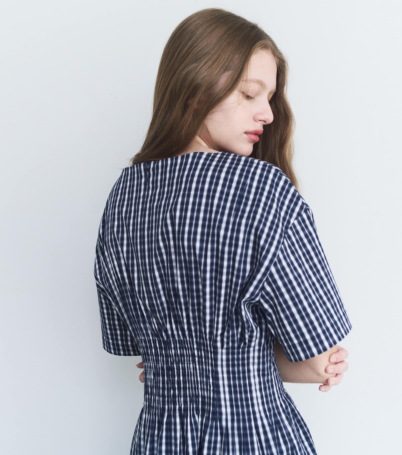 ル シェル ブルー - LE CIEL BLEU | Checkered Round Form | RESTIR