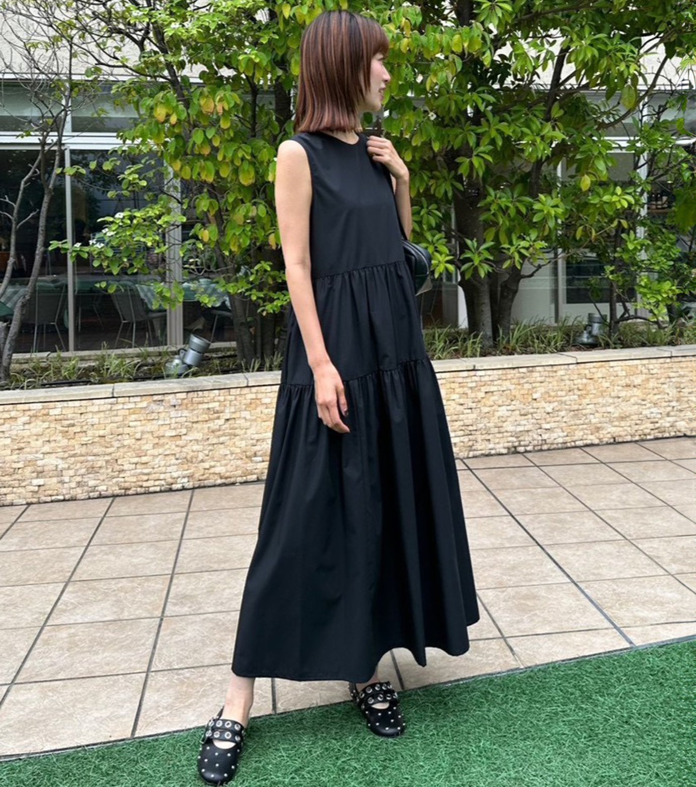ル シェル ブルー - LE CIEL BLEU | Sleeveless Dress w/Bow | RESTIR