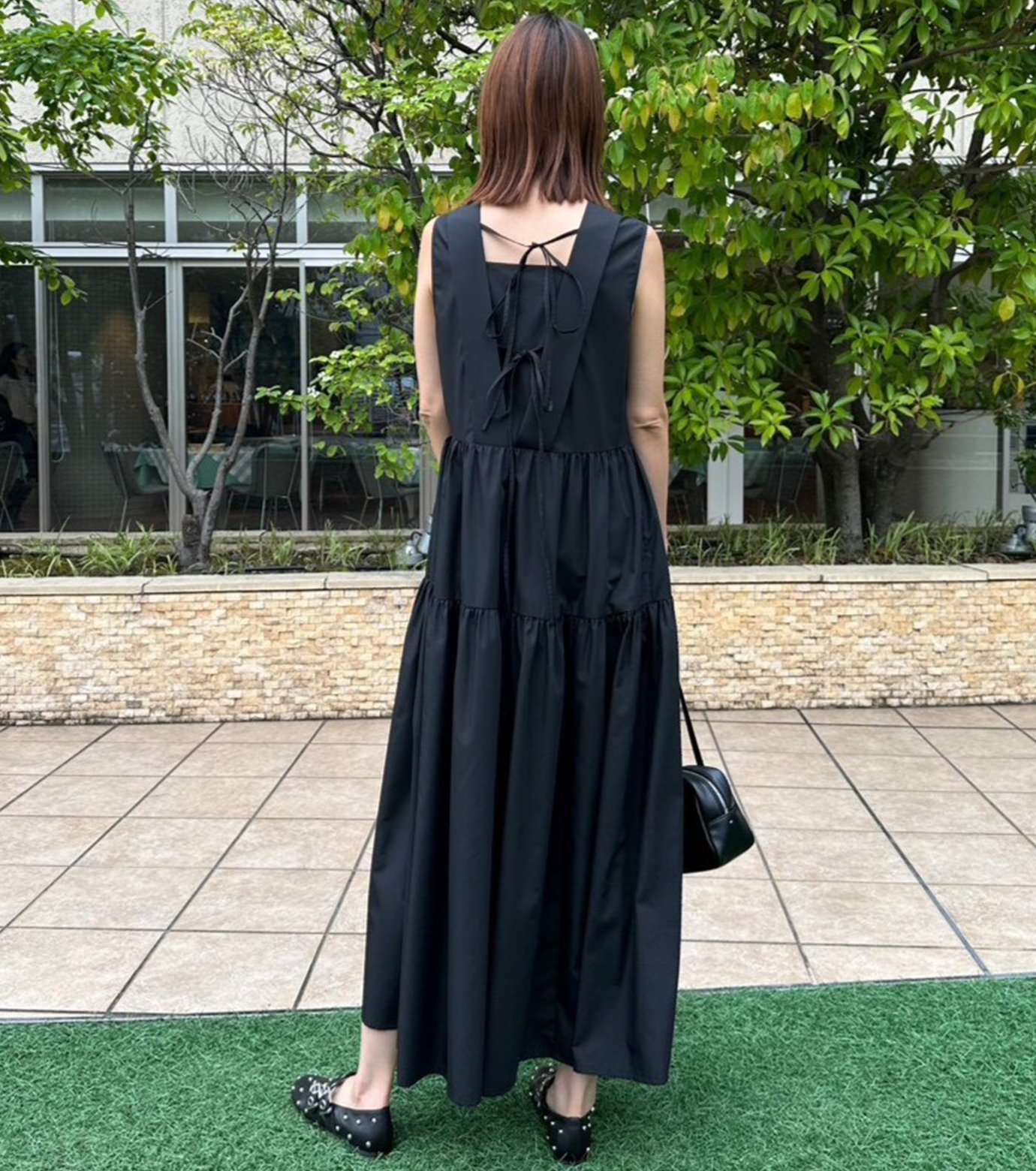 ル シェル ブルー - LE CIEL BLEU | Sleeveless Dress w/Bow | RESTIR